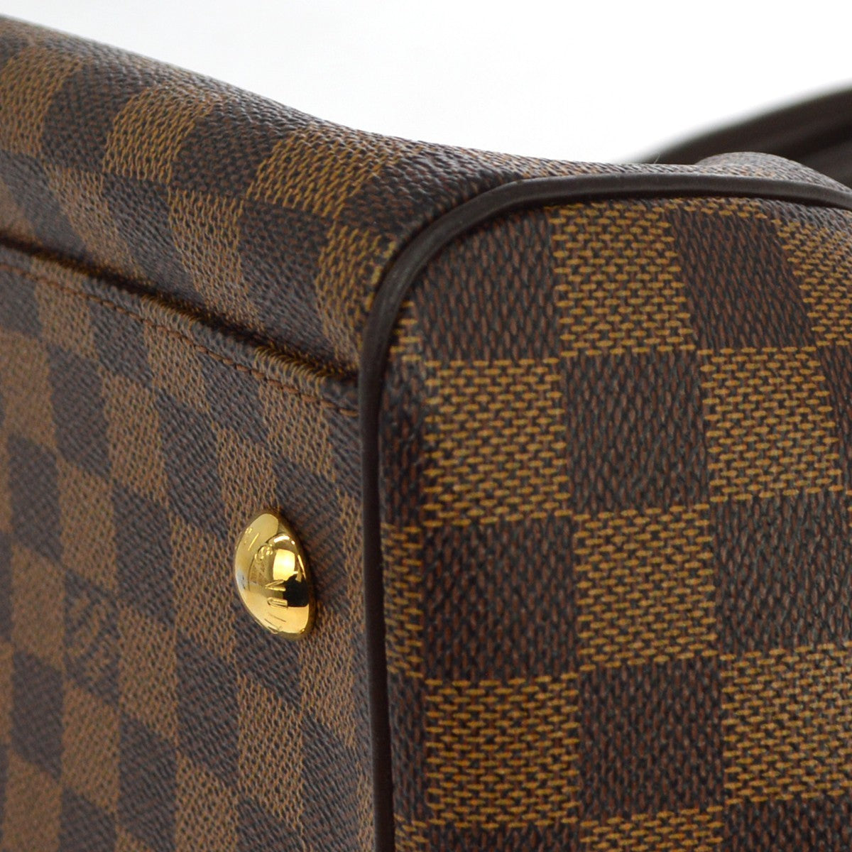 Louis Vuitton Trevi Damier Brown Canvas Handbag (Pre-Owned)