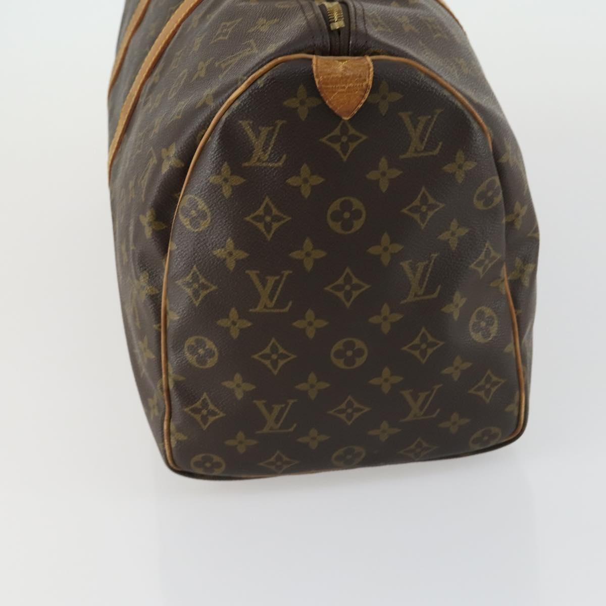 Louis Vuitton Keepall Monogram Canvas Brown Canvas Travel Bag Bag (Pre-Owned)