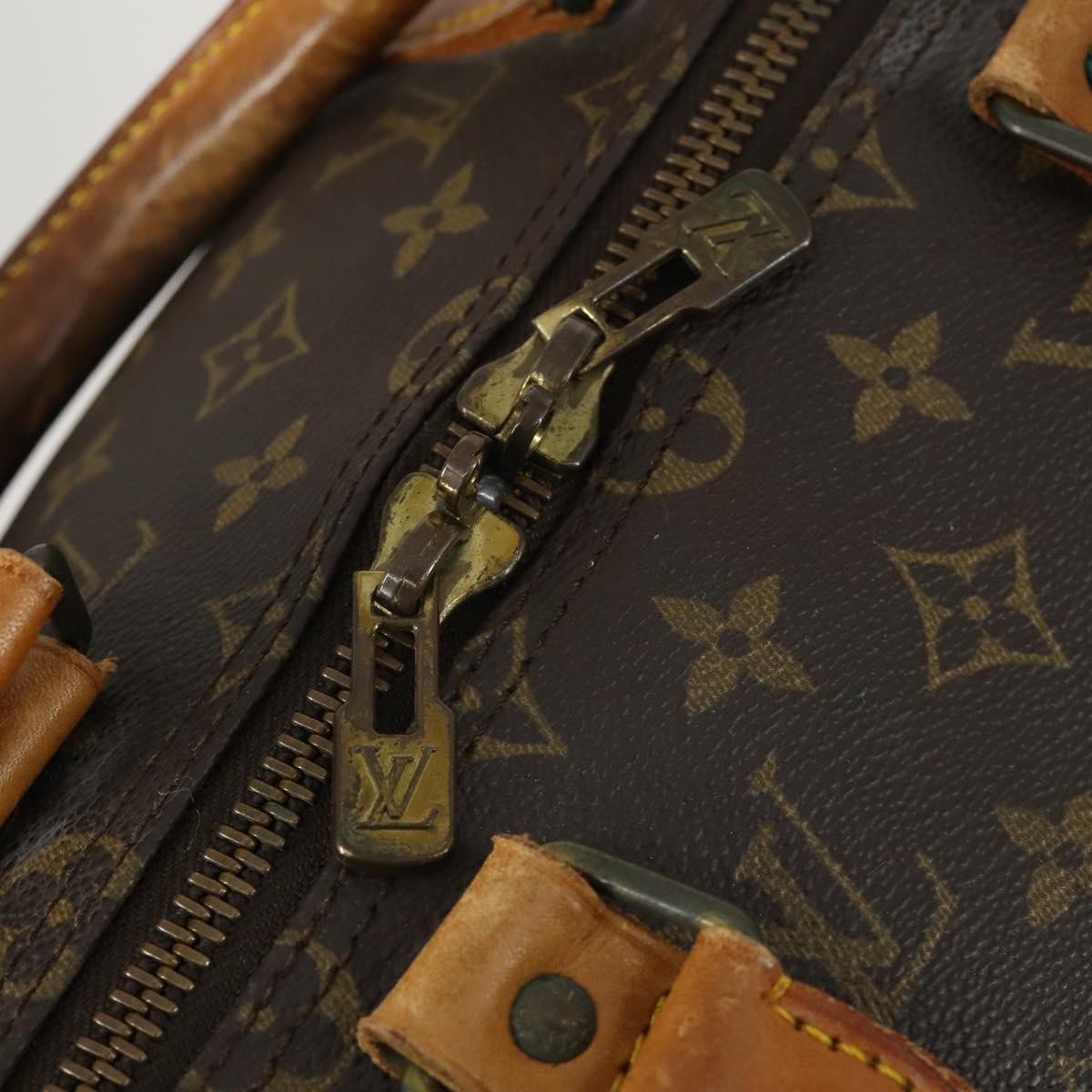 Louis Vuitton Keepall Monogram Canvas Brown Canvas Travel Bag Bag (Pre-Owned)