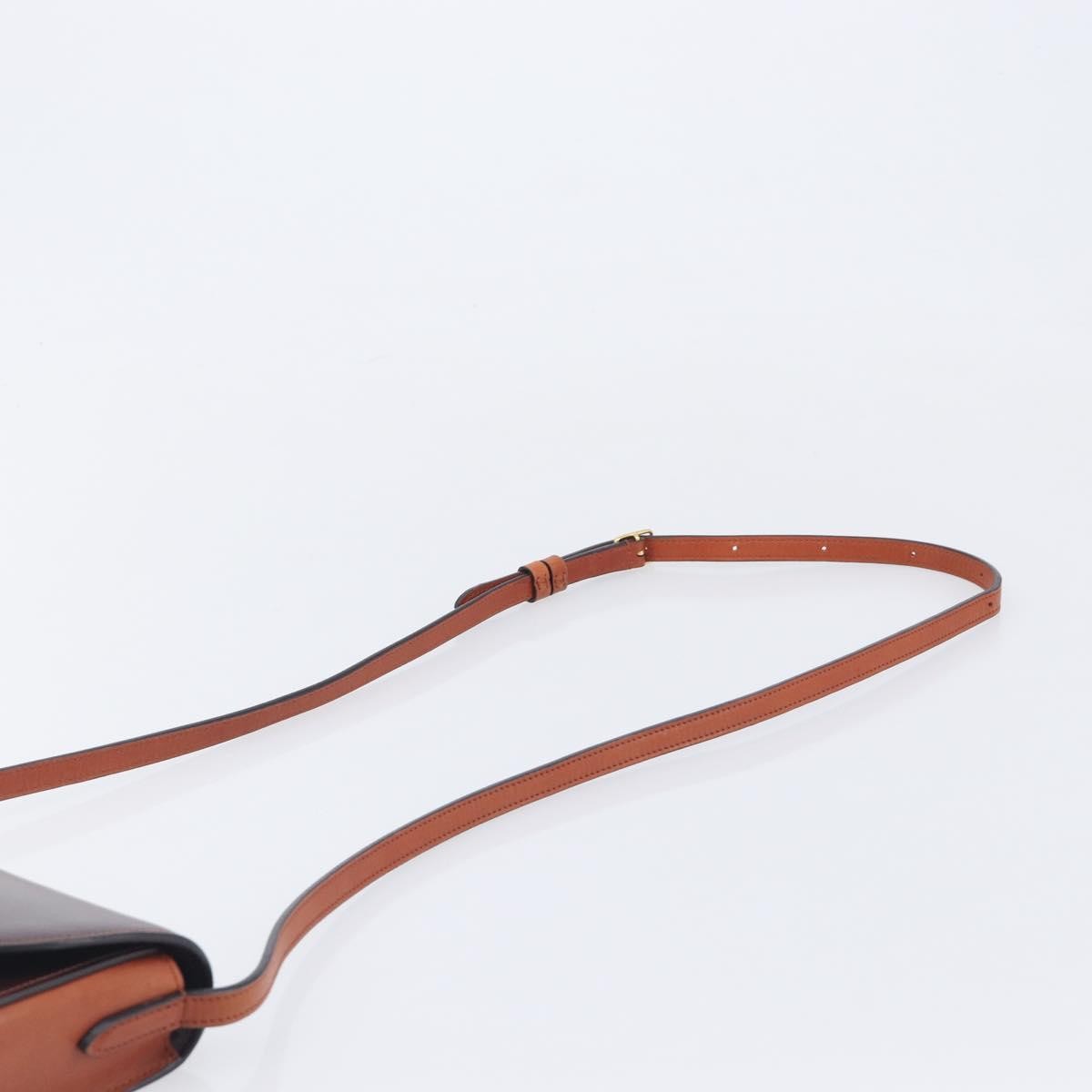 Celine Trotteur Calfskin Brown Leather Crossbody Bag Bag (Pre-Owned)