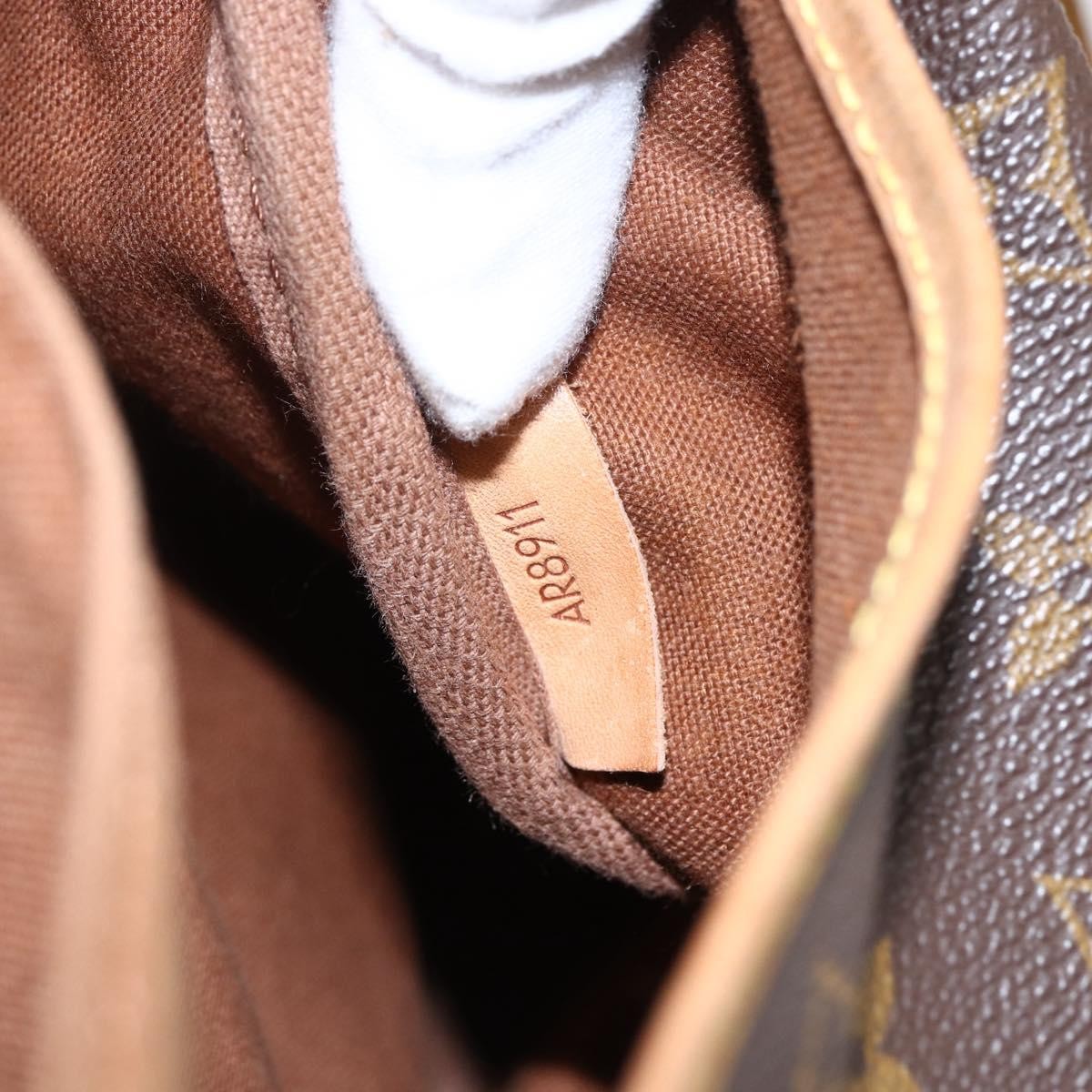 Louis Vuitton Saumur Monogram Canvas Brown Canvas Shoulder Bag Bag (Pre-Owned)