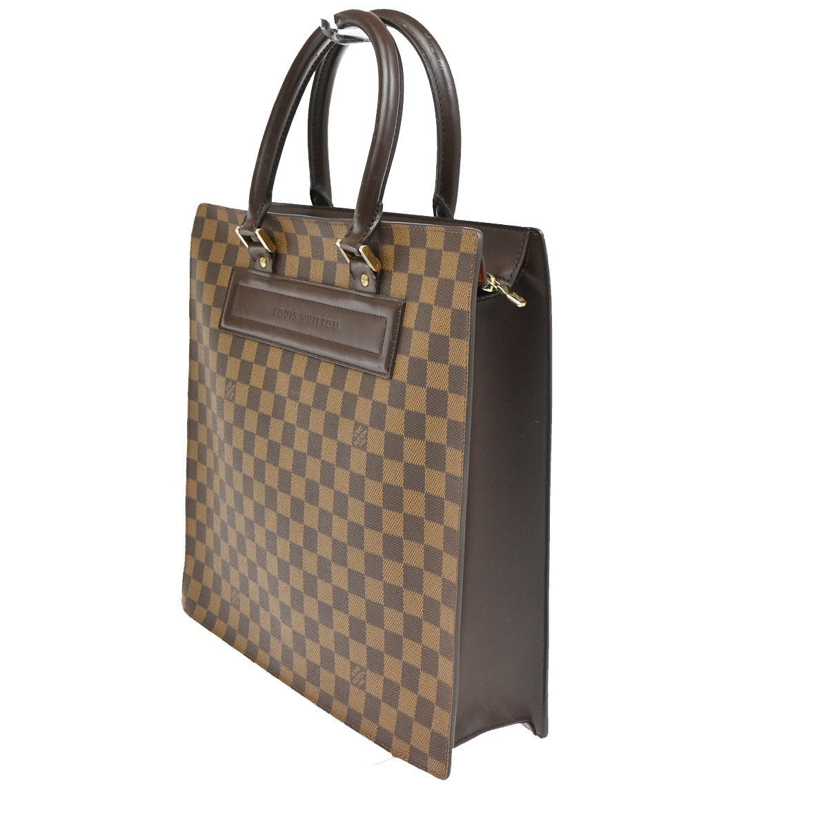 Louis Vuitton Venice Sac Plat Damier Ebene Brown Canvas Tote Bag Bag (Pre-Owned)