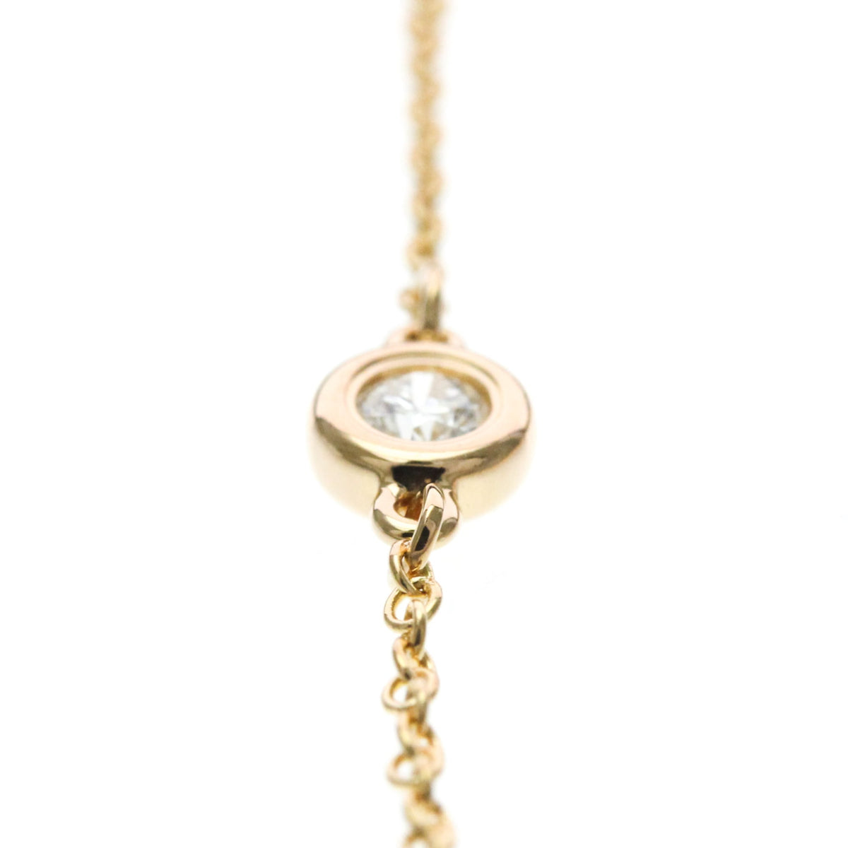 Tiffany & Co. Peretti Diamonds By The Yard 18K Rose Gold With Diamond Gold Pink_Gold Bracelet Jewelry (Pre-Owned)