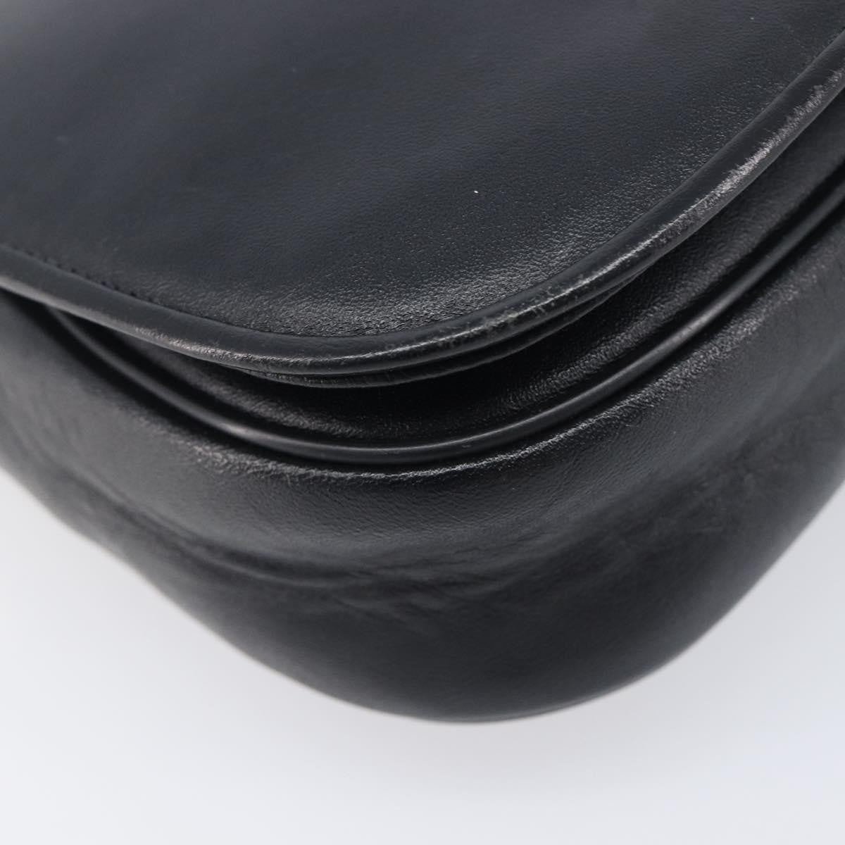 Givenchy 4G Shoulder Bag Leather Black Leather Shoulder Bag Bag (Pre-Owned)