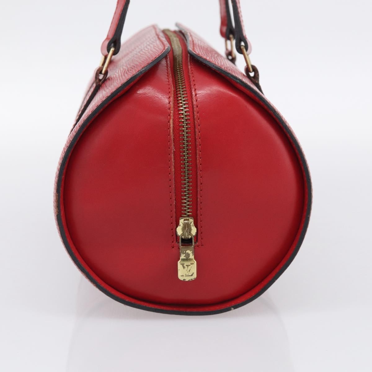 Louis Vuitton Soufflot Epi Leather Red Leather Tote Bag Bag (Pre-Owned)