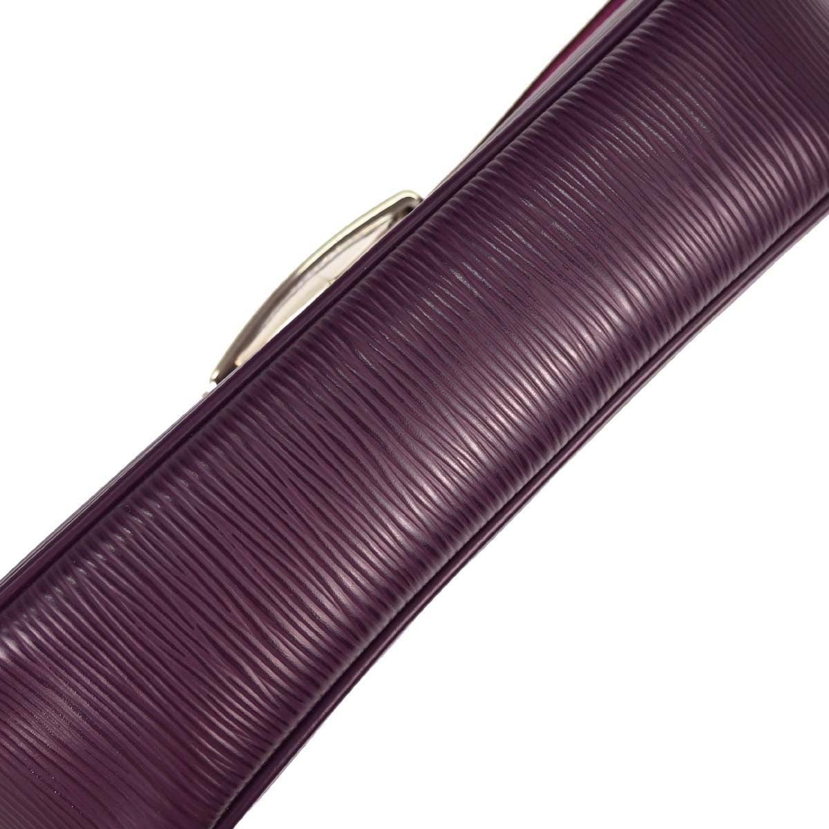 Louis Vuitton Montaigne Clutch Epi Leather Purple Leather Clutche & Pouche Bag (Pre-Owned)