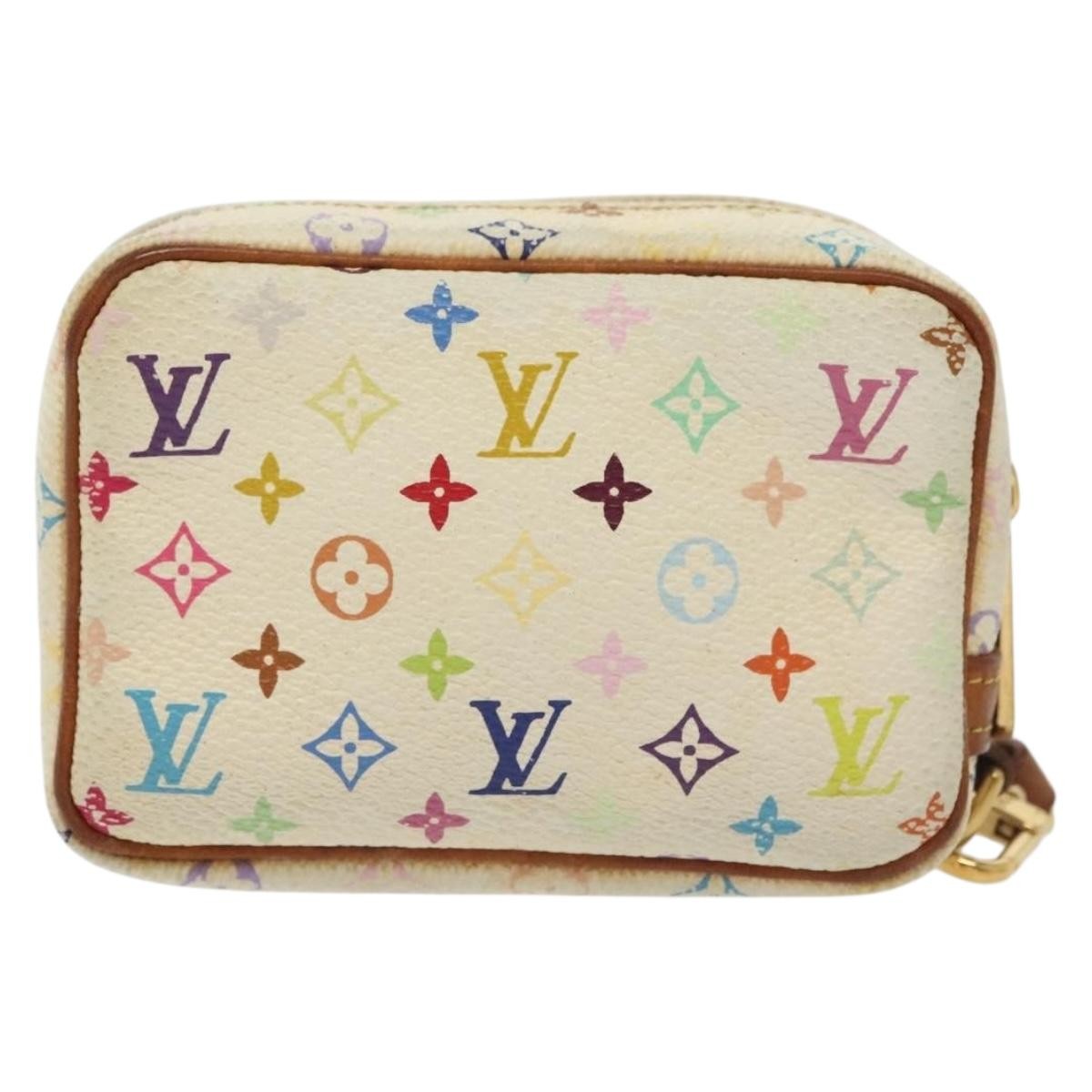 Louis Vuitton Wapity Trousse Monogram Multicolor White Canvas Clutche & Pouche Bag (Pre-Owned)