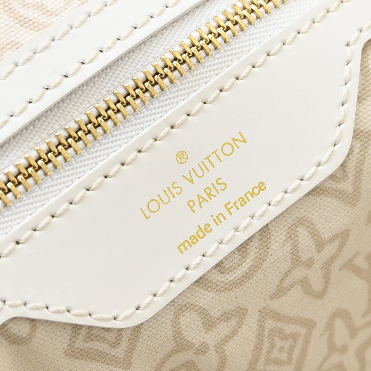 Louis Vuitton Tahitienne Cabas Canvas Beige Canvas Tote Bag Bag (Pre-Owned)