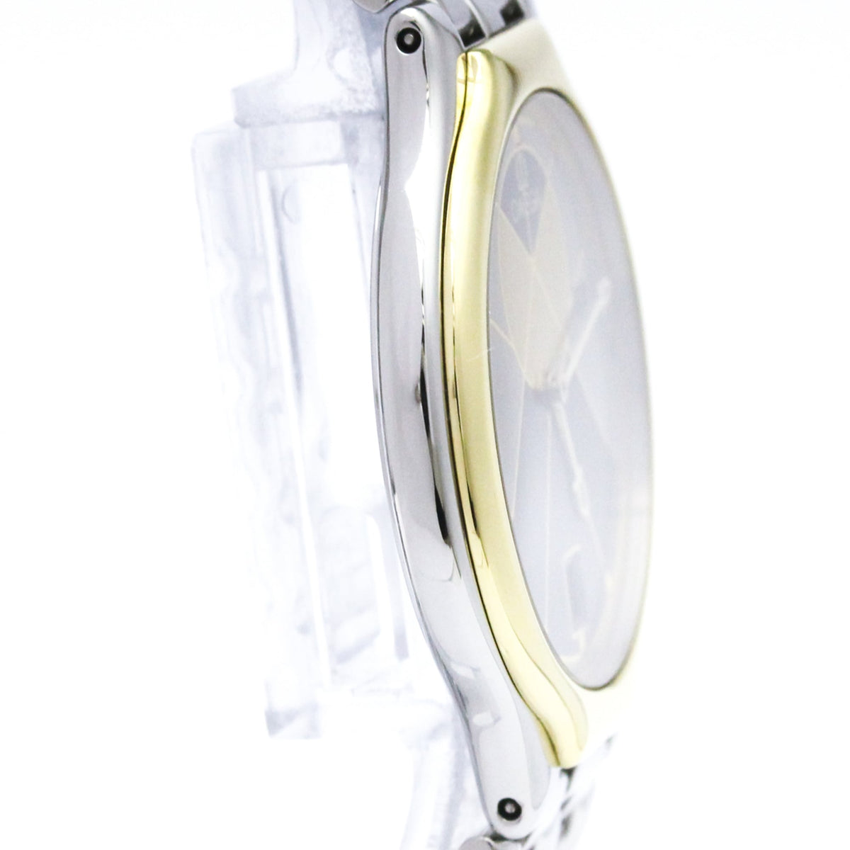 Omega De Ville Quartz Stainless Steel And Yellow Gold Watch (Pre-Owned)