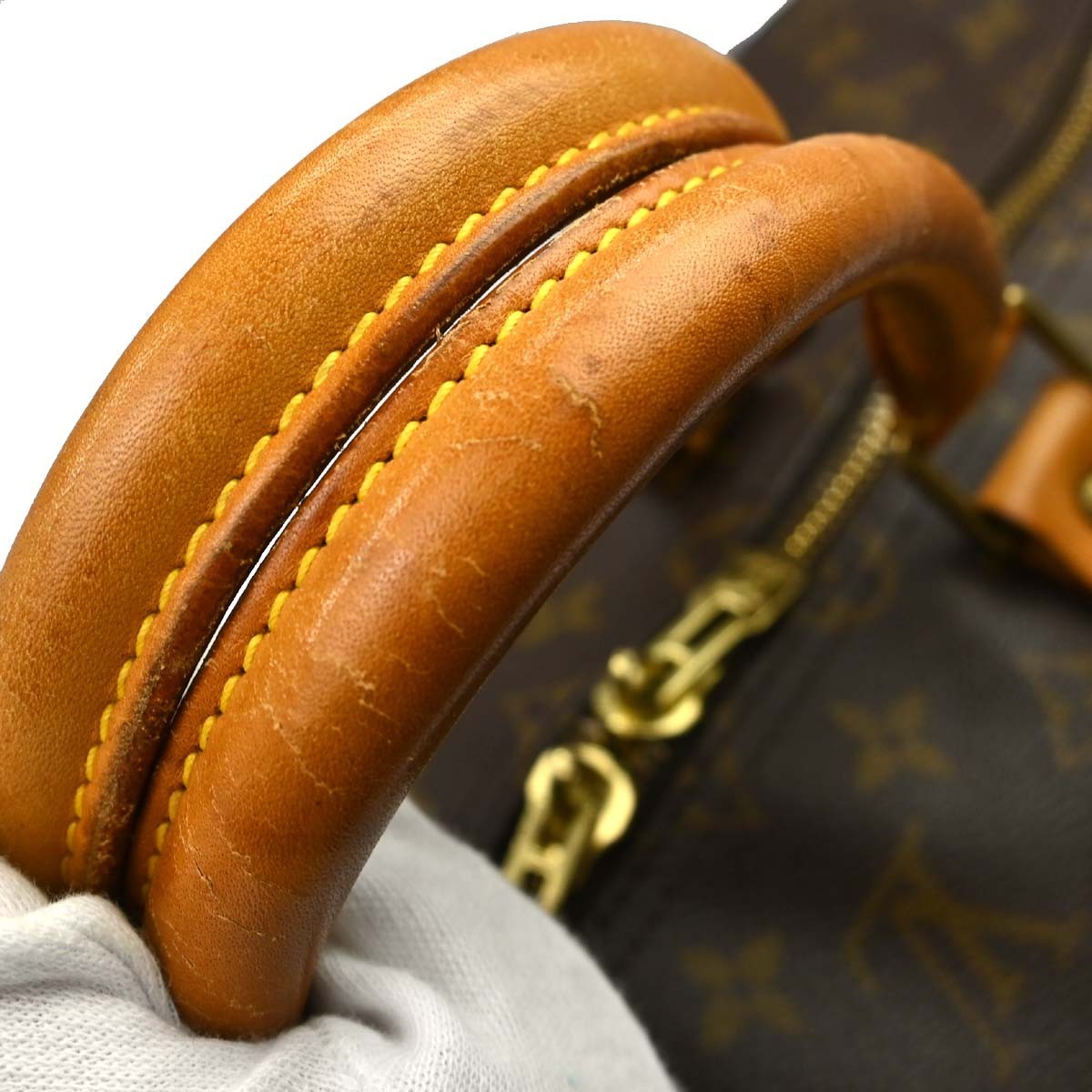 Louis Vuitton Keepall Monogram Canvas Brown Canvas Travel Bag Bag (Pre-Owned)