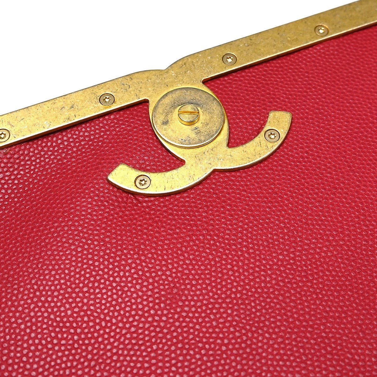 Chanel Lady Coco Flap Quilted Caviar And Suede Red Leather Shoulder Bag Bag (Pre-Owned)