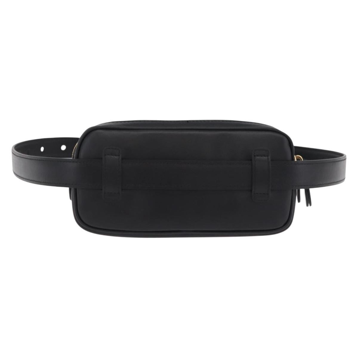 Miu Miu Arcadie Camera Leather Black Leather Handbag (Pre-Owned)