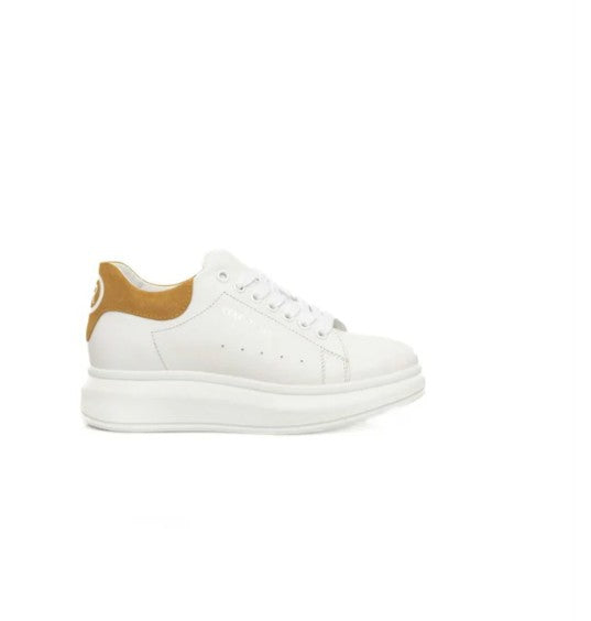 Cerruti 1881 White Leather Women's Sneaker