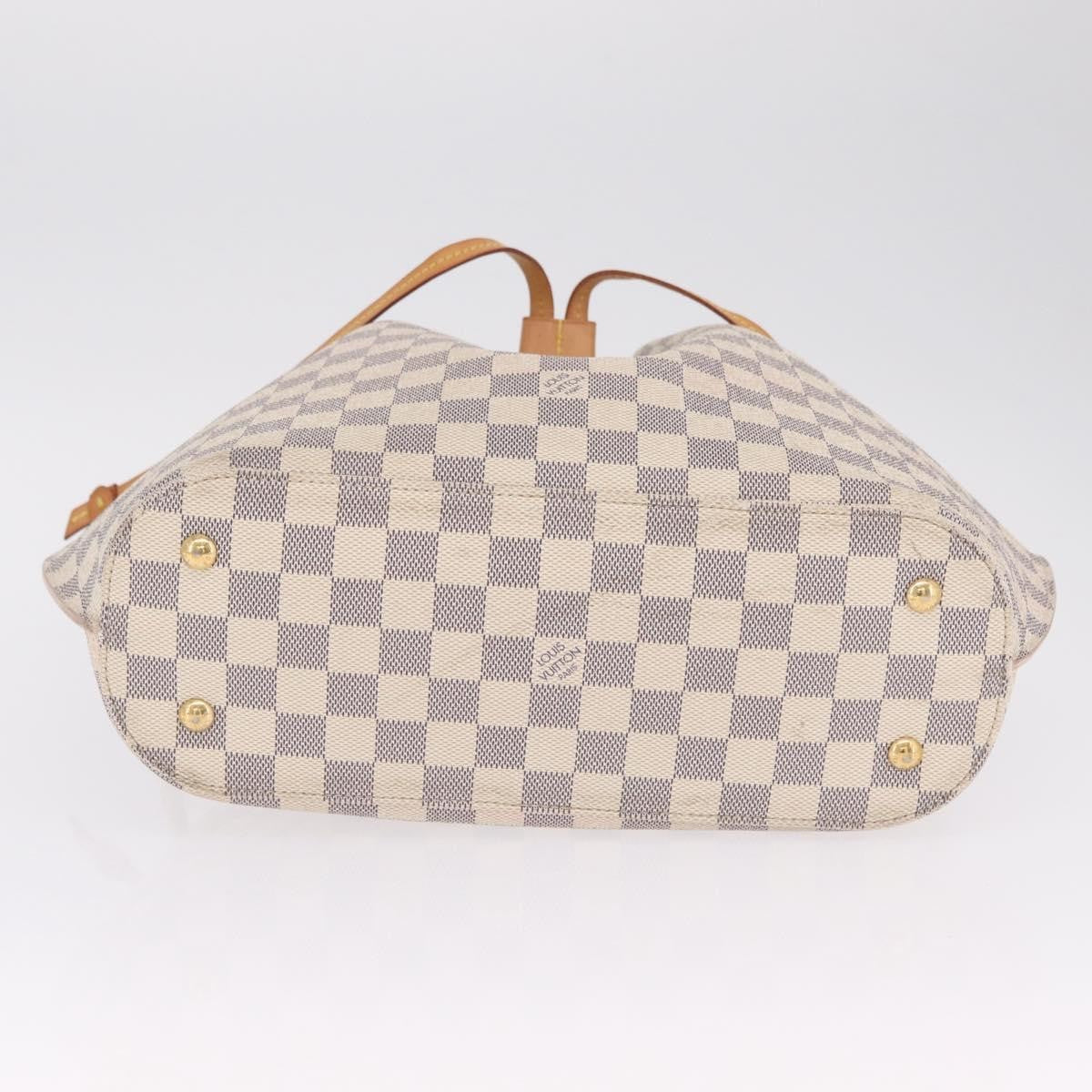 Louis Vuitton Girolata Damier White Canvas Handbag (Pre-Owned)