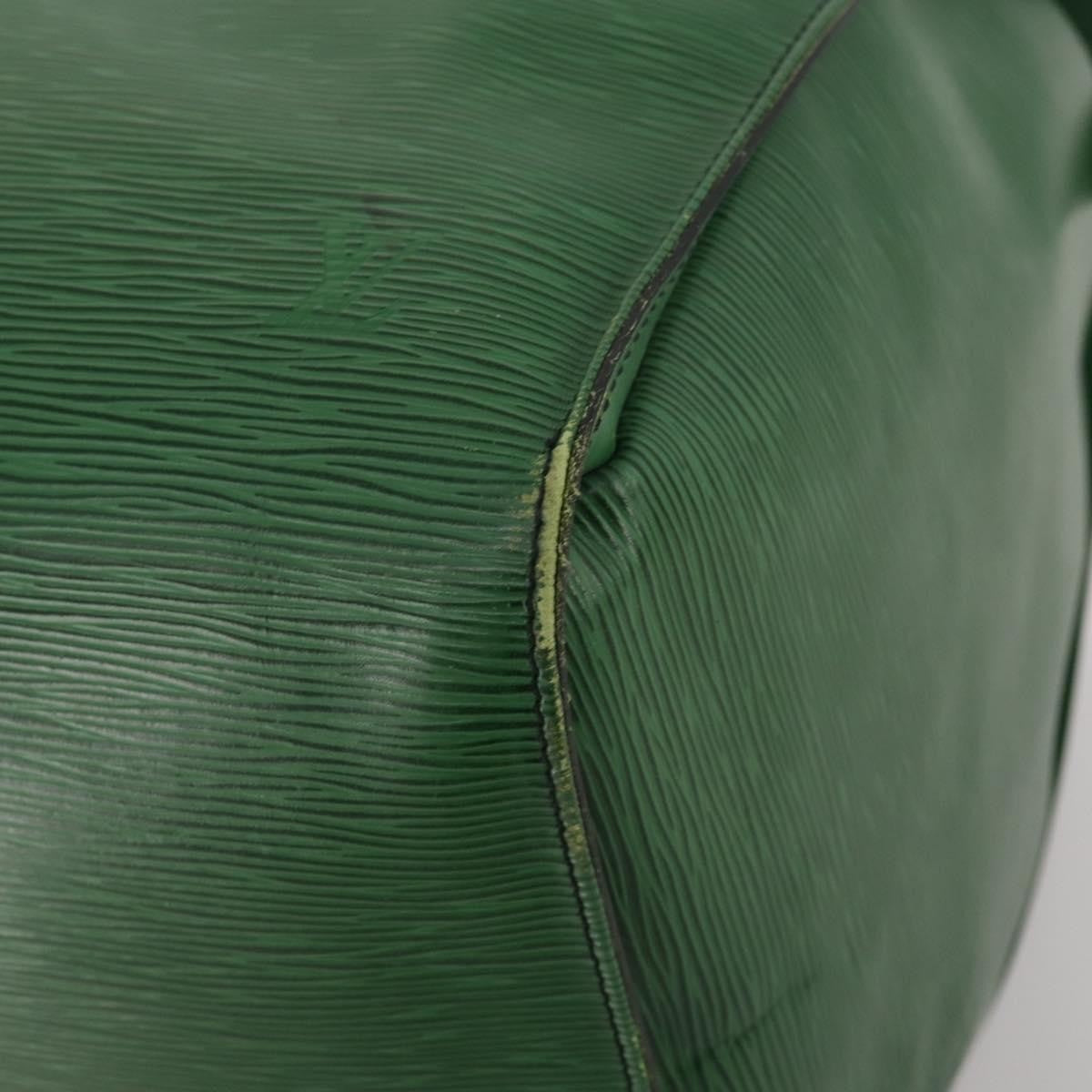Louis Vuitton Keepall Epi Leather Green Leather Travel Bag Bag (Pre-Owned)