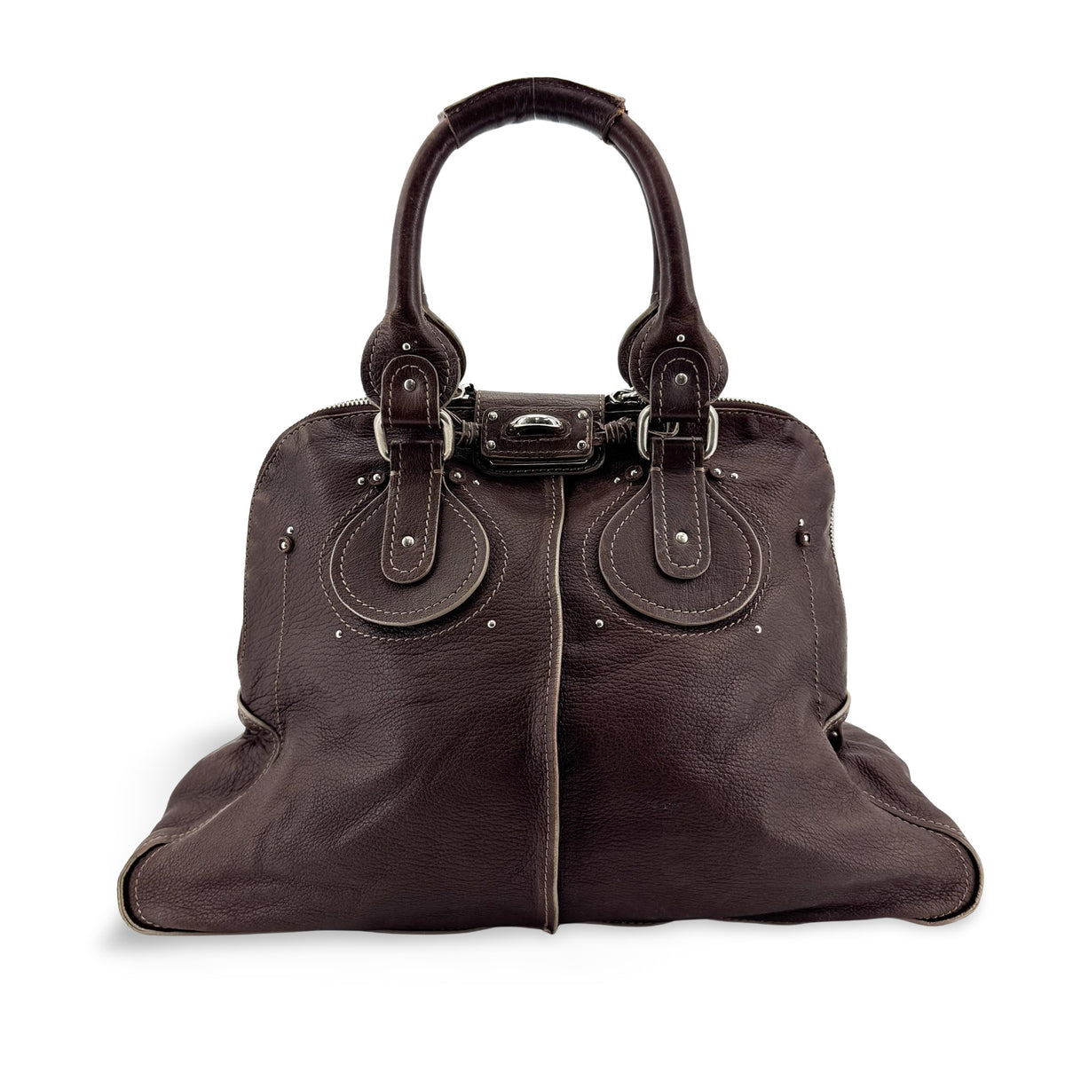 Chloe Paddington Leather Brown Leather Handbag (Pre-Owned)