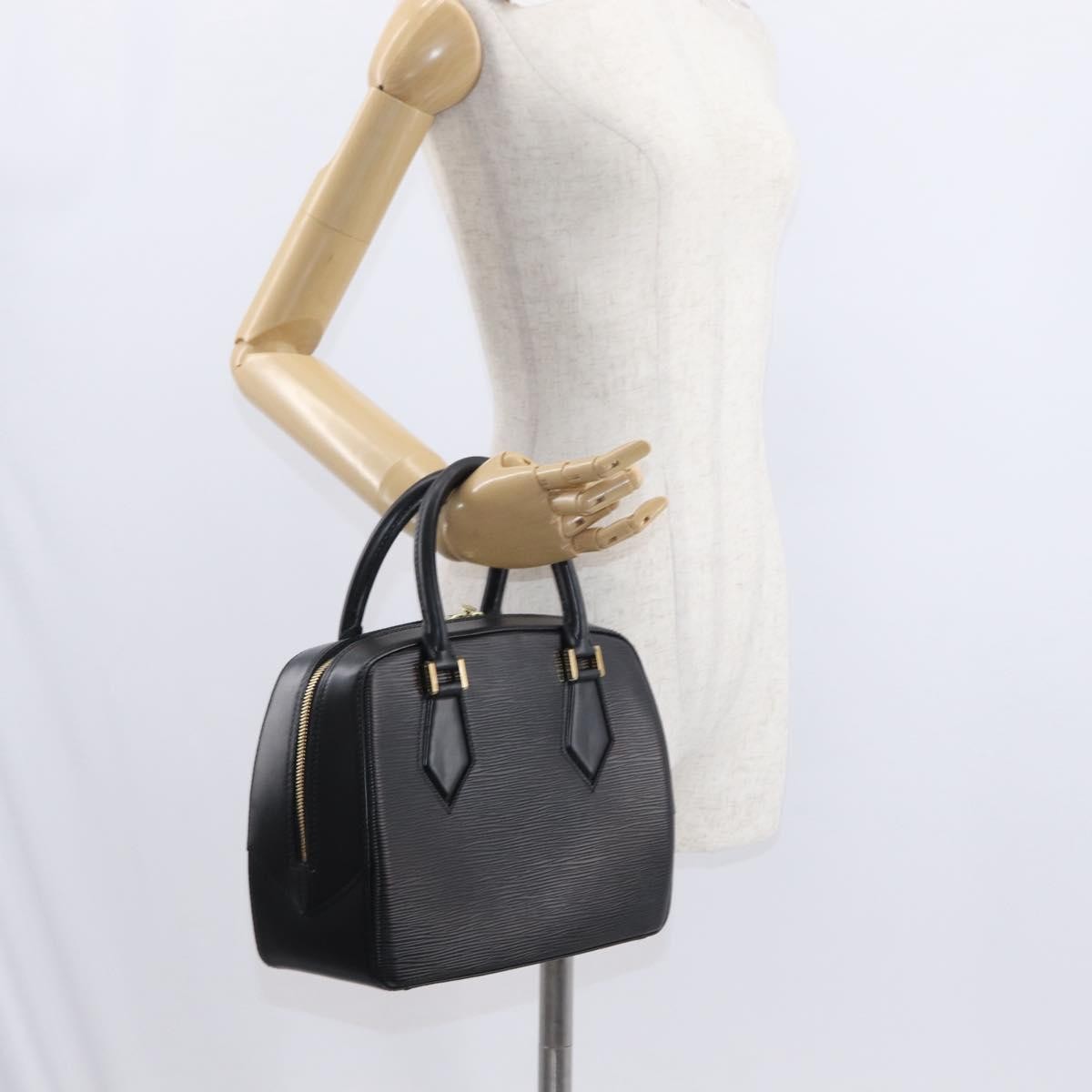 Louis Vuitton Sablons Epi Leather Black Leather Handbag (Pre-Owned)