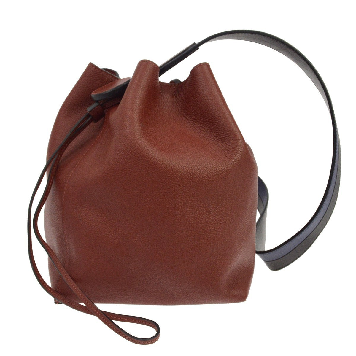 Hermes Licol Evercolor Brown Leather Handbag (Pre-Owned)