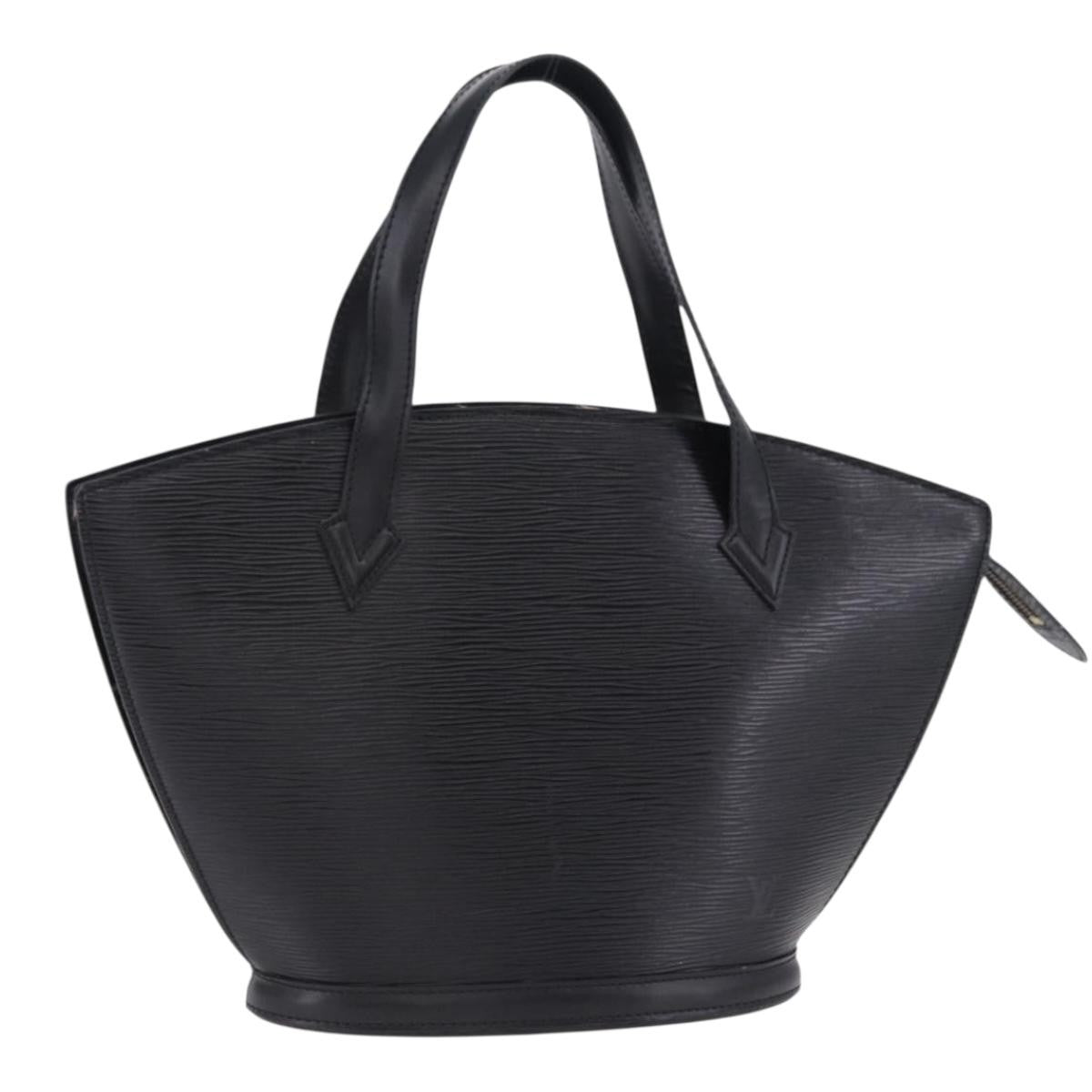 Louis Vuitton Saint Jacques Leather Black Leather Shoulder Bag Bag (Pre-Owned)