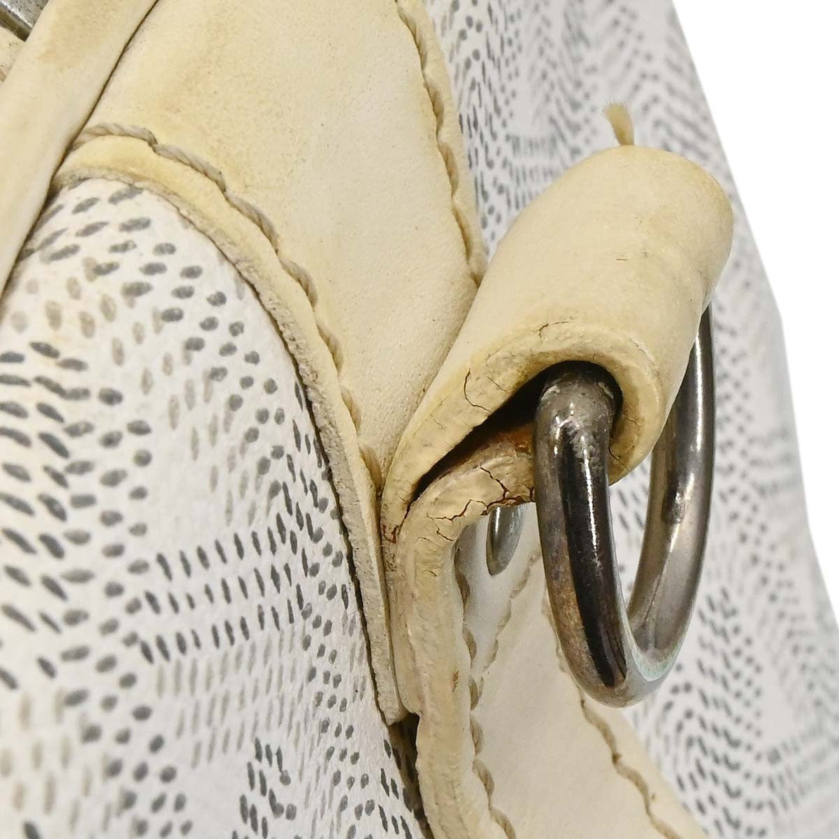 Goyard Croisiere Coated Canvas White Canvas Travel Bag Bag (Pre-Owned)