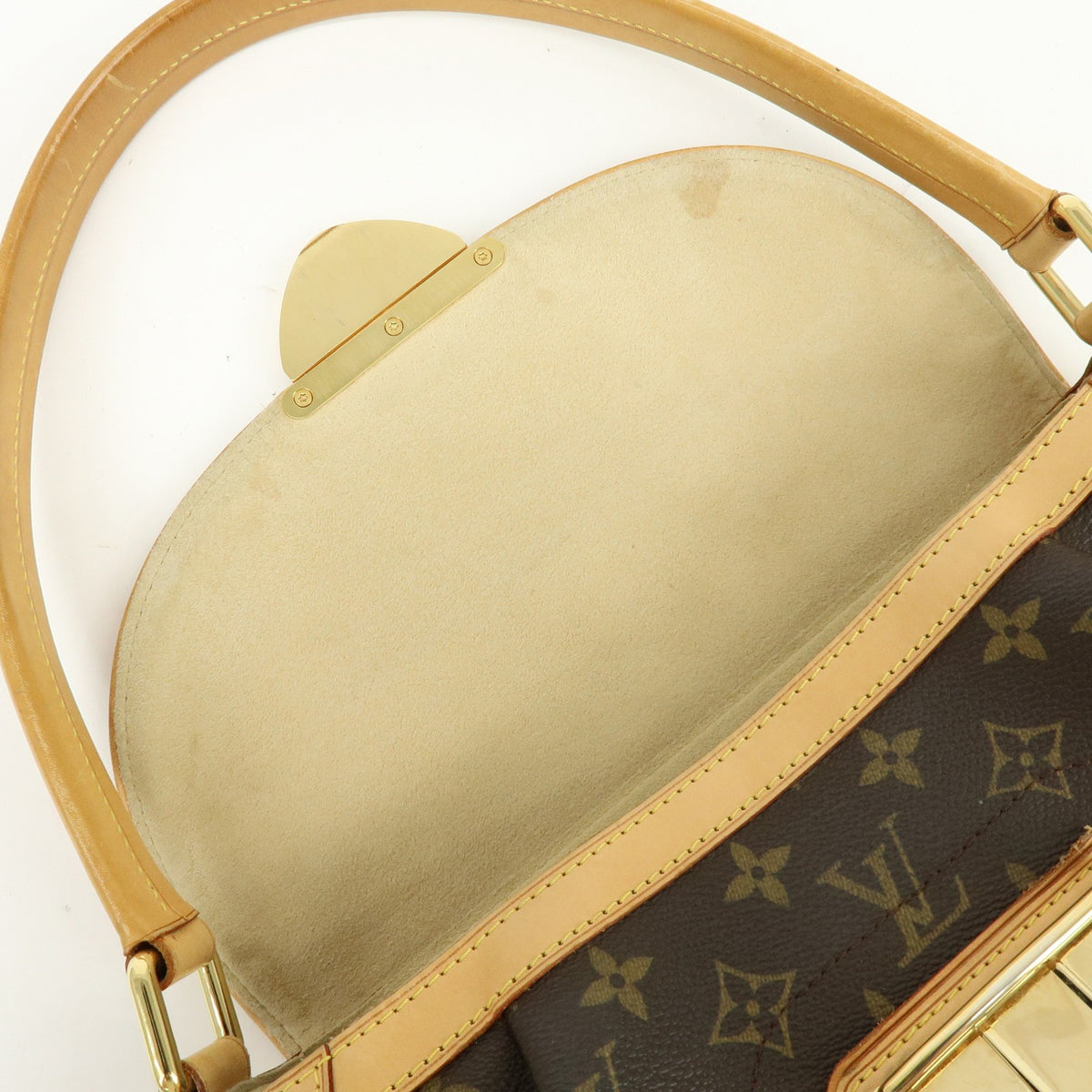 Louis Vuitton Beverly Monogram Canvas Brown Canvas Handbag (Pre-Owned)