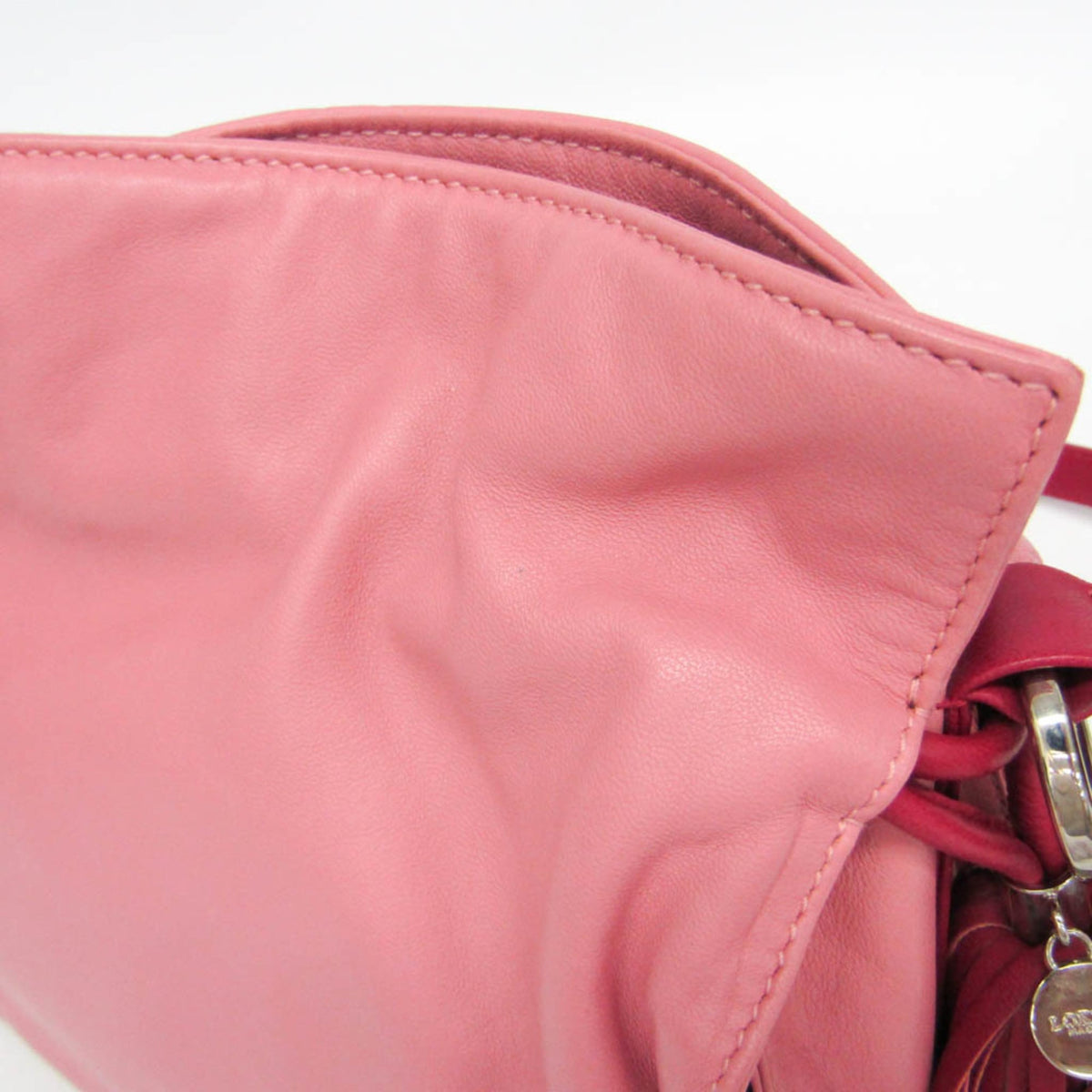 Loewe Flamenco Leather Pink Leather Crossbody Bag Bag (Pre-Owned)