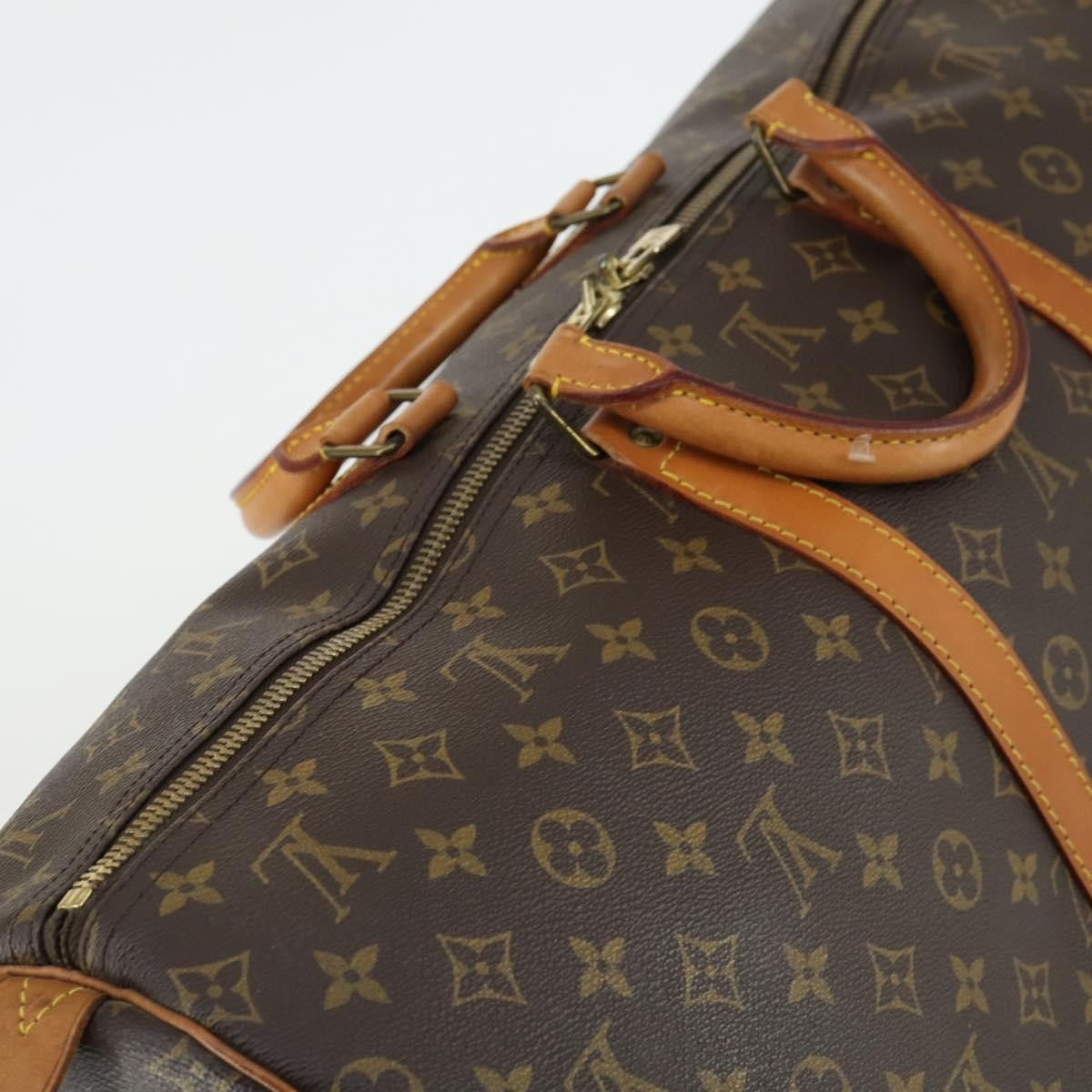 Louis Vuitton Keepall Monogram Canvas Brown Canvas Travel Bag Bag (Pre-Owned)