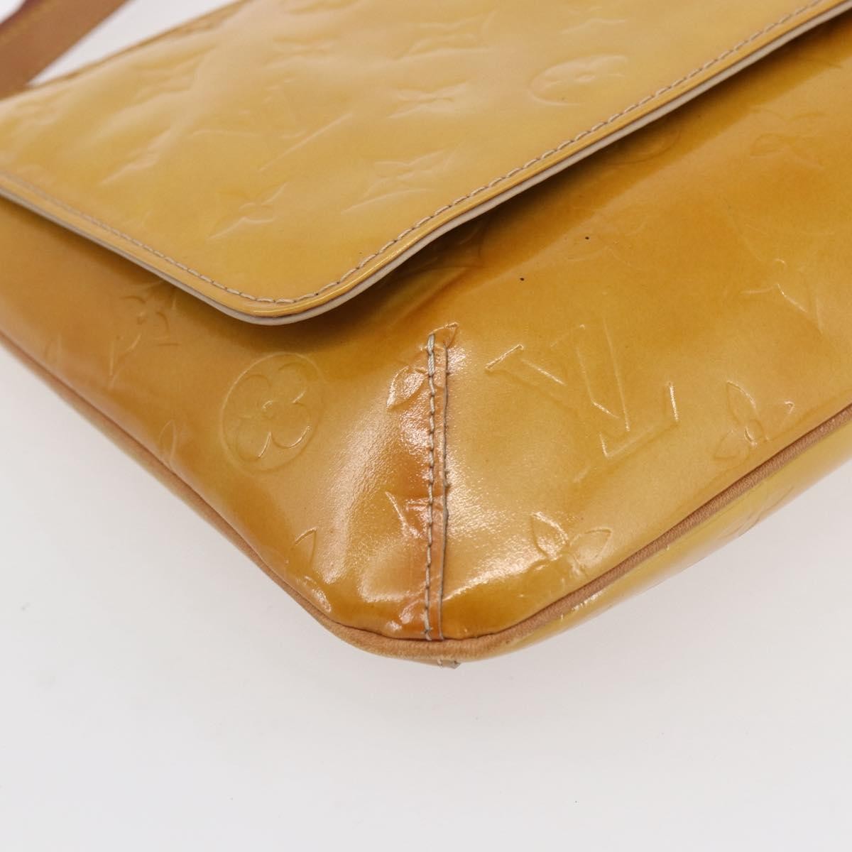 Louis Vuitton Thompson Street Monogram Vernis Beige Patent_Leather Shoulder Bag Bag (Pre-Owned)