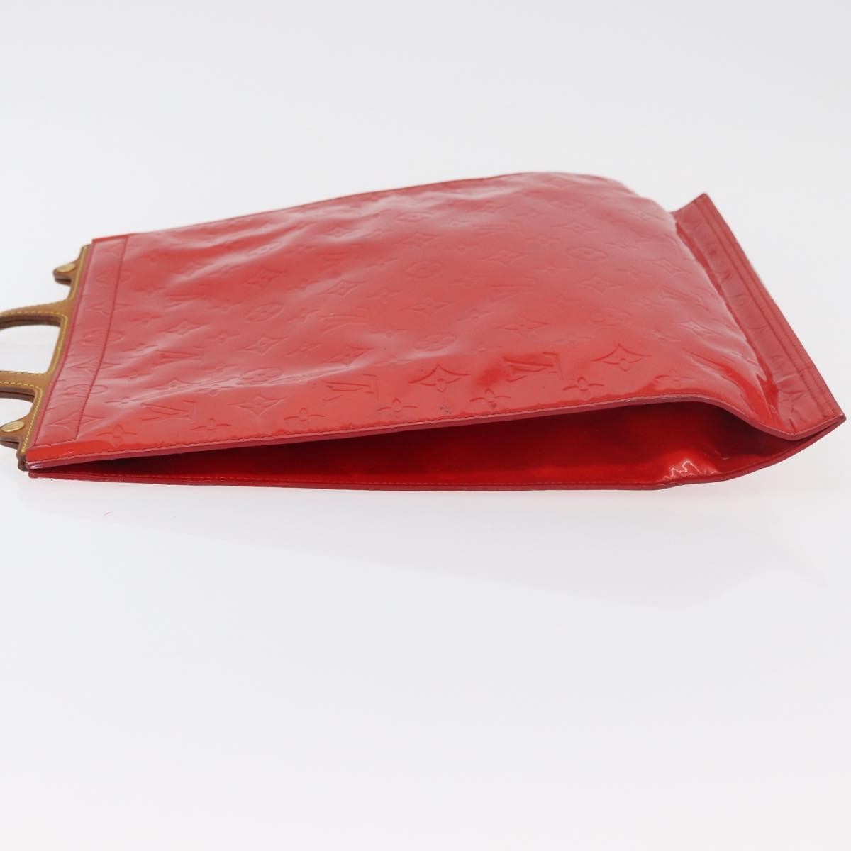 Louis Vuitton Stanton Monogram Vernis Red Patent_Leather Tote Bag Bag (Pre-Owned)