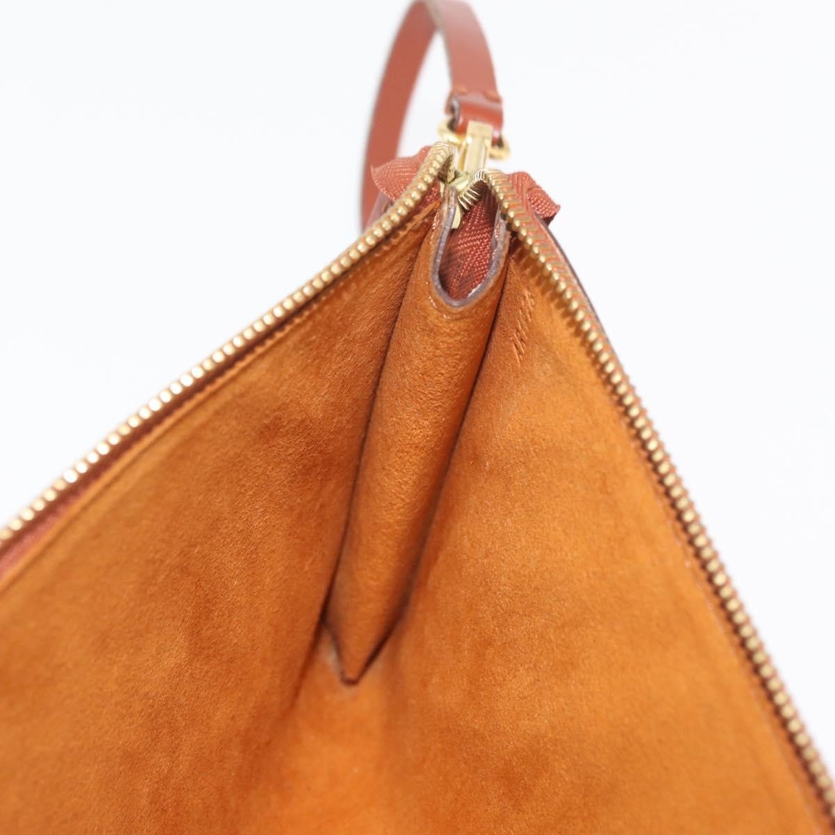 Louis Vuitton Pochette Accessoires Epi Leather Brown Leather Clutche & Pouche Bag (Pre-Owned)