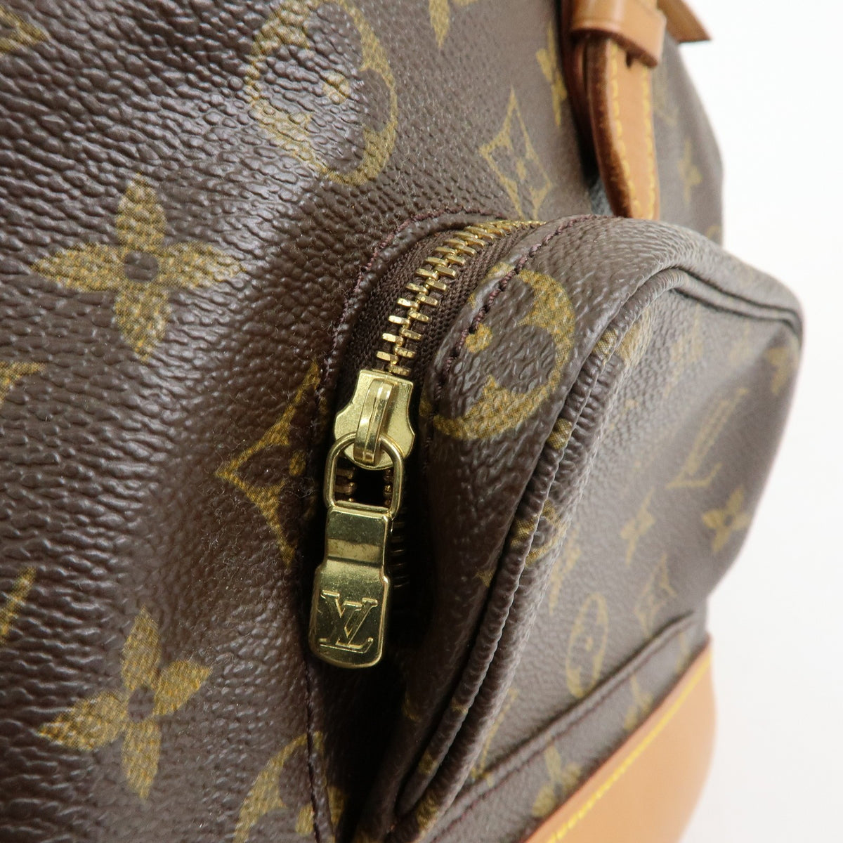Louis Vuitton Vintage Montsouris Monogram Canvas Brown Canvas Backpack Bag (Pre-Owned)