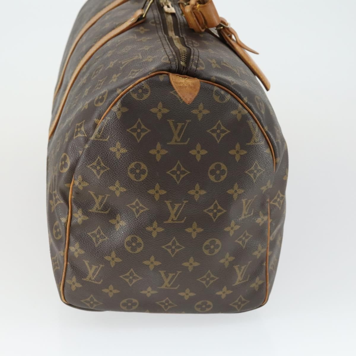 Louis Vuitton Keepall Monogram Canvas Brown Canvas Travel Bag Bag (Pre-Owned)