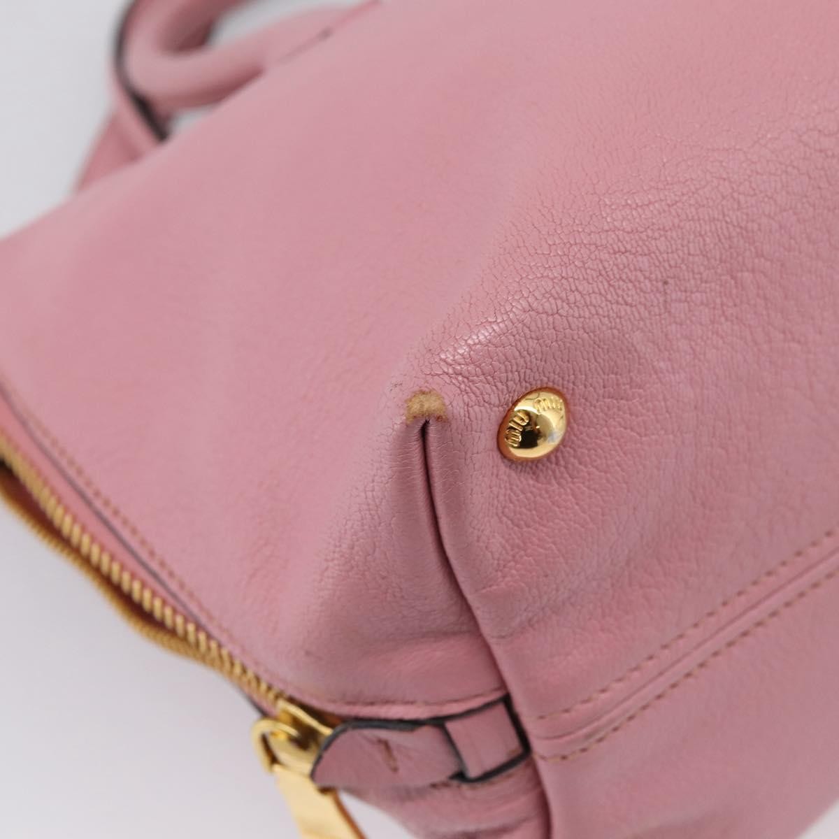 Miu Miu Beau Top Handle Leather Multicolour Leather Handbag (Pre-Owned)