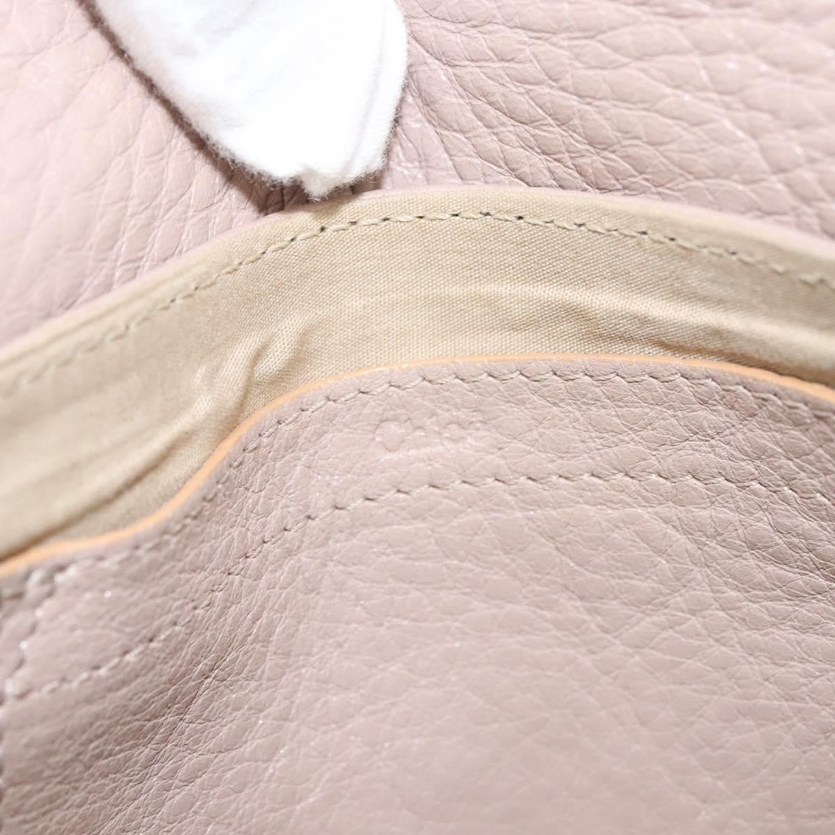 Chloe Lily Leather Pink Leather Handbag (Pre-Owned)