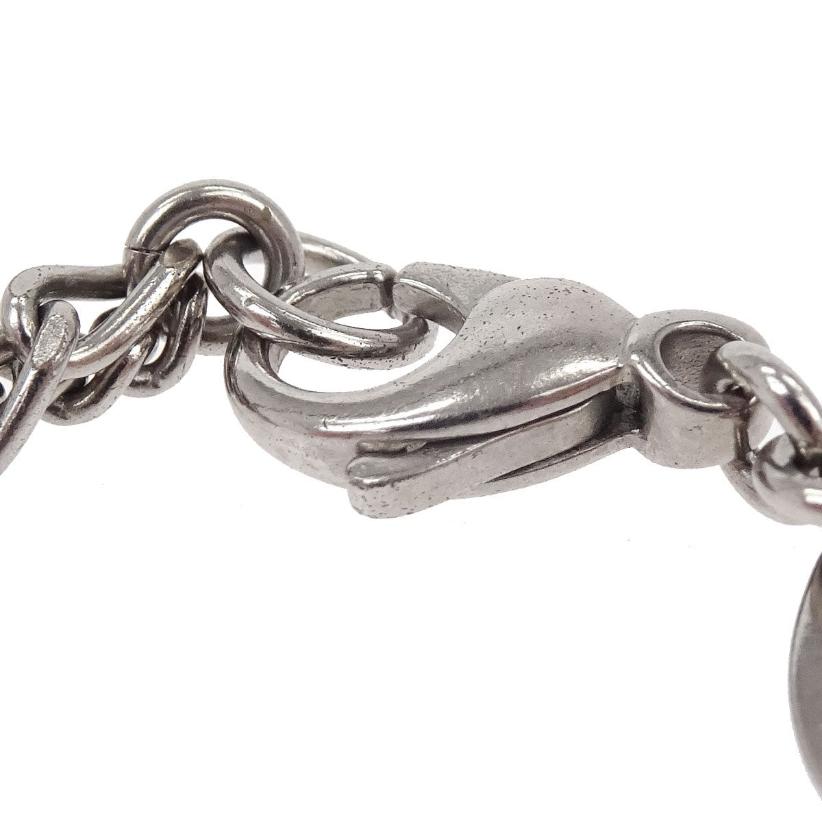 Chanel Quilted Cc Pendant Chain Metal Silver Silver_Plated Necklace Jewelry (Pre-Owned)