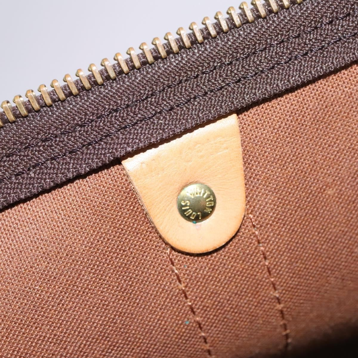Louis Vuitton Keepall Monogram Canvas Brown Canvas Travel Bag Bag (Pre-Owned)