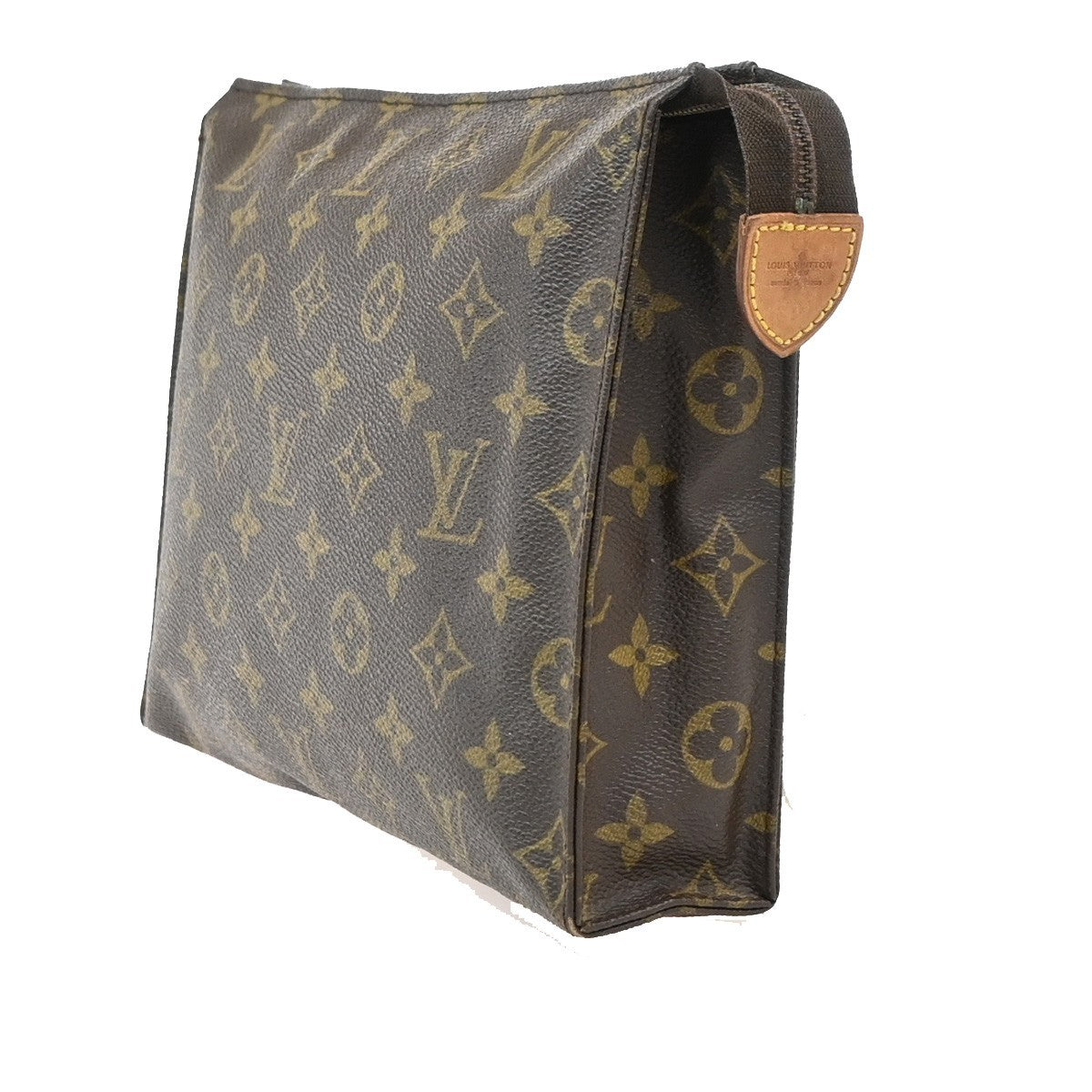 Louis Vuitton Toiletry Pouch Monogram Canvas Brown Canvas Clutche & Pouche Bag (Pre-Owned)