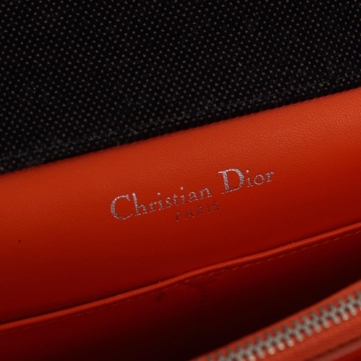 Christian Dior Diorama Flap Oblique Velvet And Canvas Red Velvet Handbag (Pre-Owned)