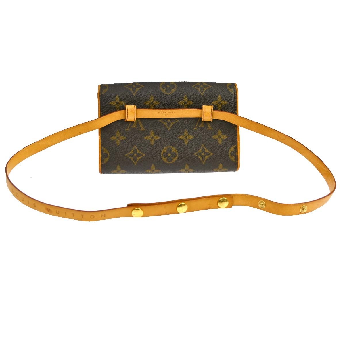 Louis Vuitton Florentine Waist Monogram Canvas Brown Canvas Clutche & Pouche Bag (Pre-Owned)