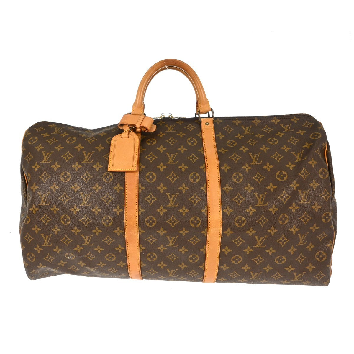 Louis Vuitton Keepall Monogram Canvas Brown Canvas Travel Bag Bag (Pre-Owned)