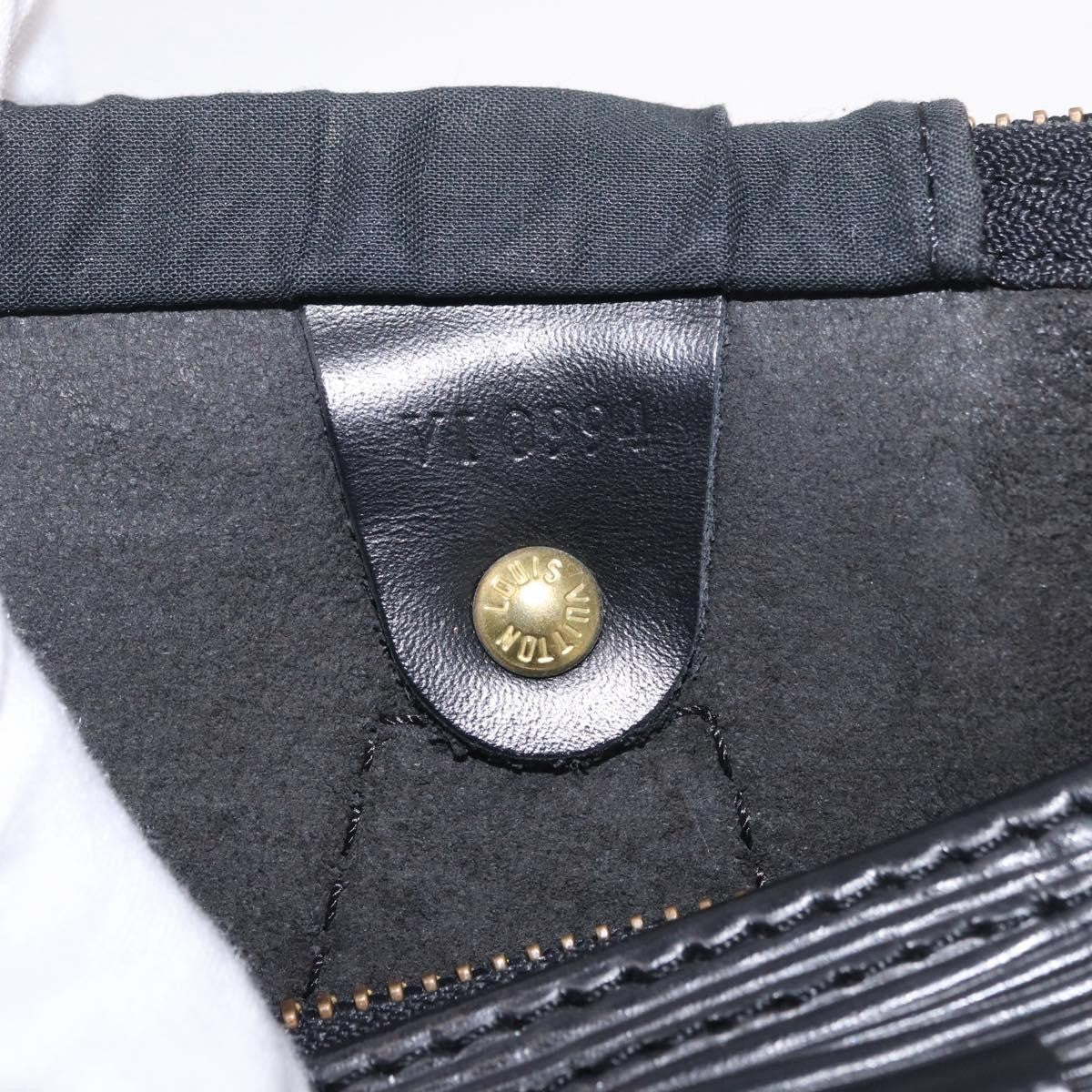 Louis Vuitton Speedy Epi Leather Black Leather Handbag (Pre-Owned)