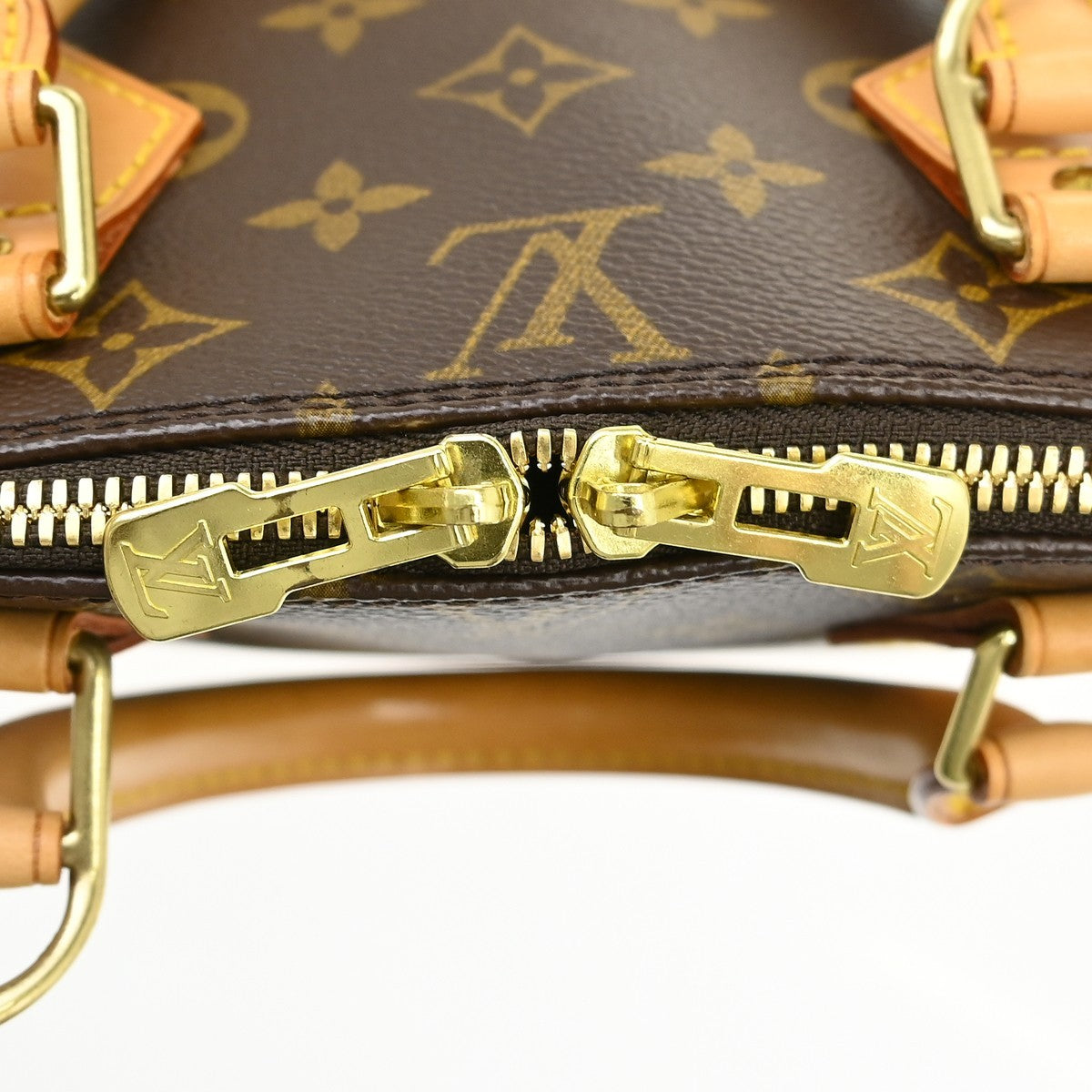 Louis Vuitton Alma Monogram Canvas Brown Canvas Handbag (Pre-Owned)