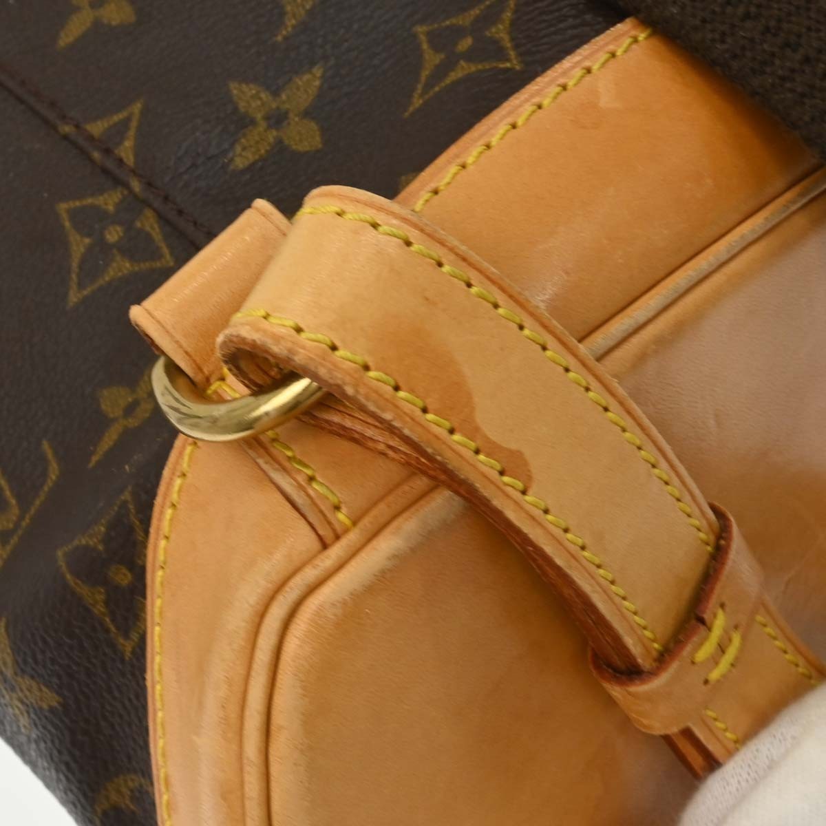 Louis Vuitton Vintage Montsouris Monogram Canvas Brown Canvas Backpack Bag (Pre-Owned)