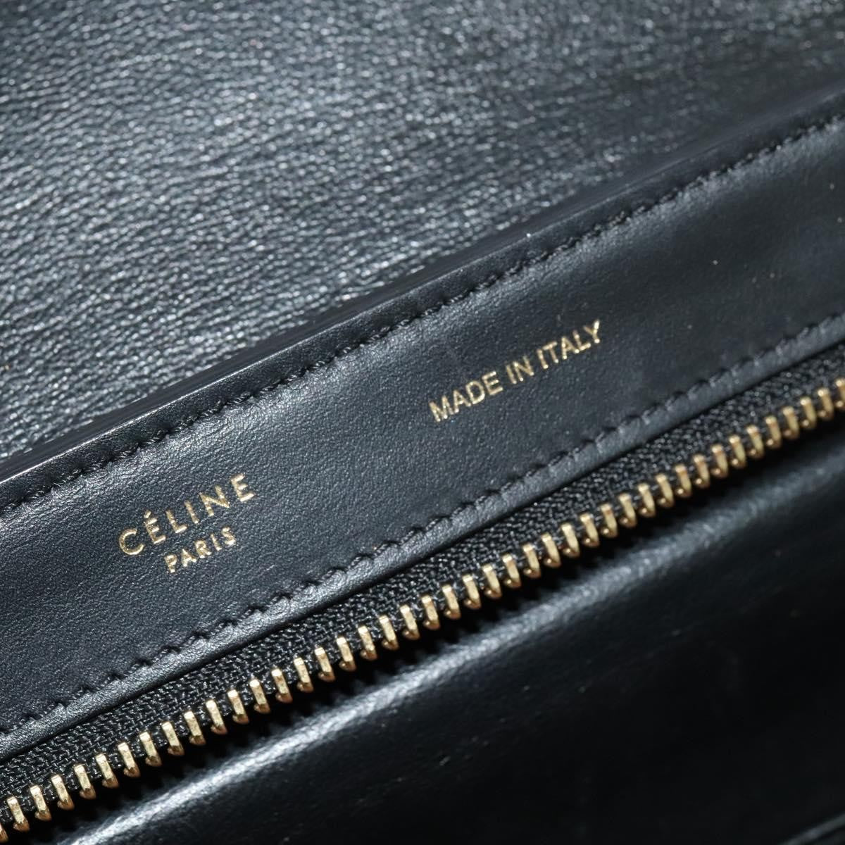 Celine Tricolor Trapeze Leather Beige Leather Handbag (Pre-Owned)