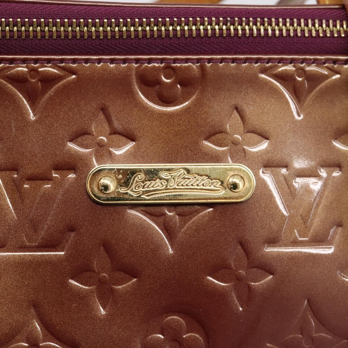 Louis Vuitton Bellevue Monogram Vernis Purple Patent_Leather Handbag (Pre-Owned)
