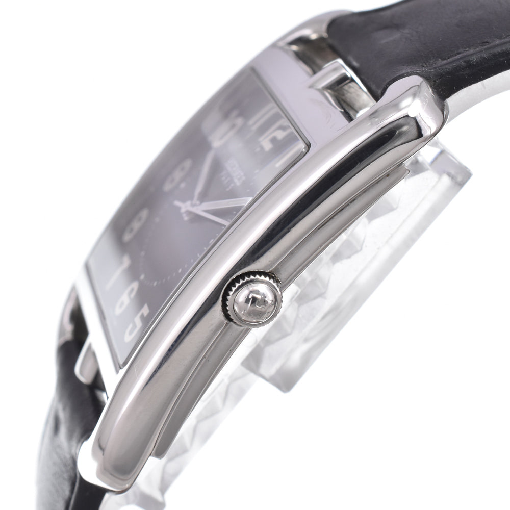 Hermes Cape Cod Quartz Stainless Steel And Leather Watch (Pre-Owned)
