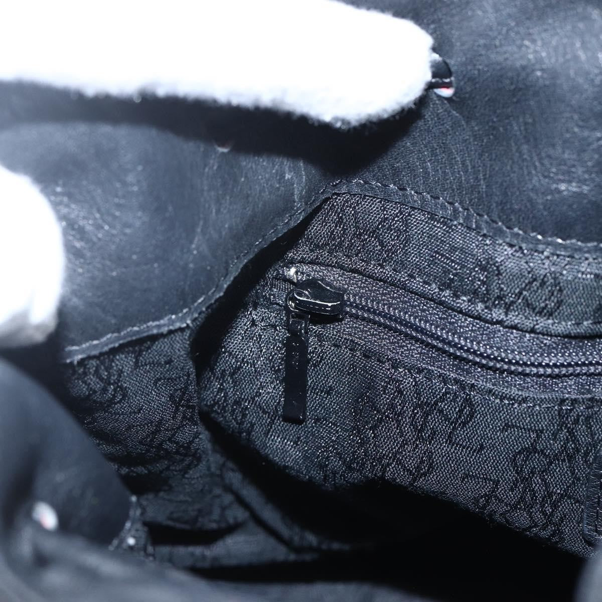 Saint Laurent Vintage Leather Black Leather Shoulder Bag Bag (Pre-Owned)