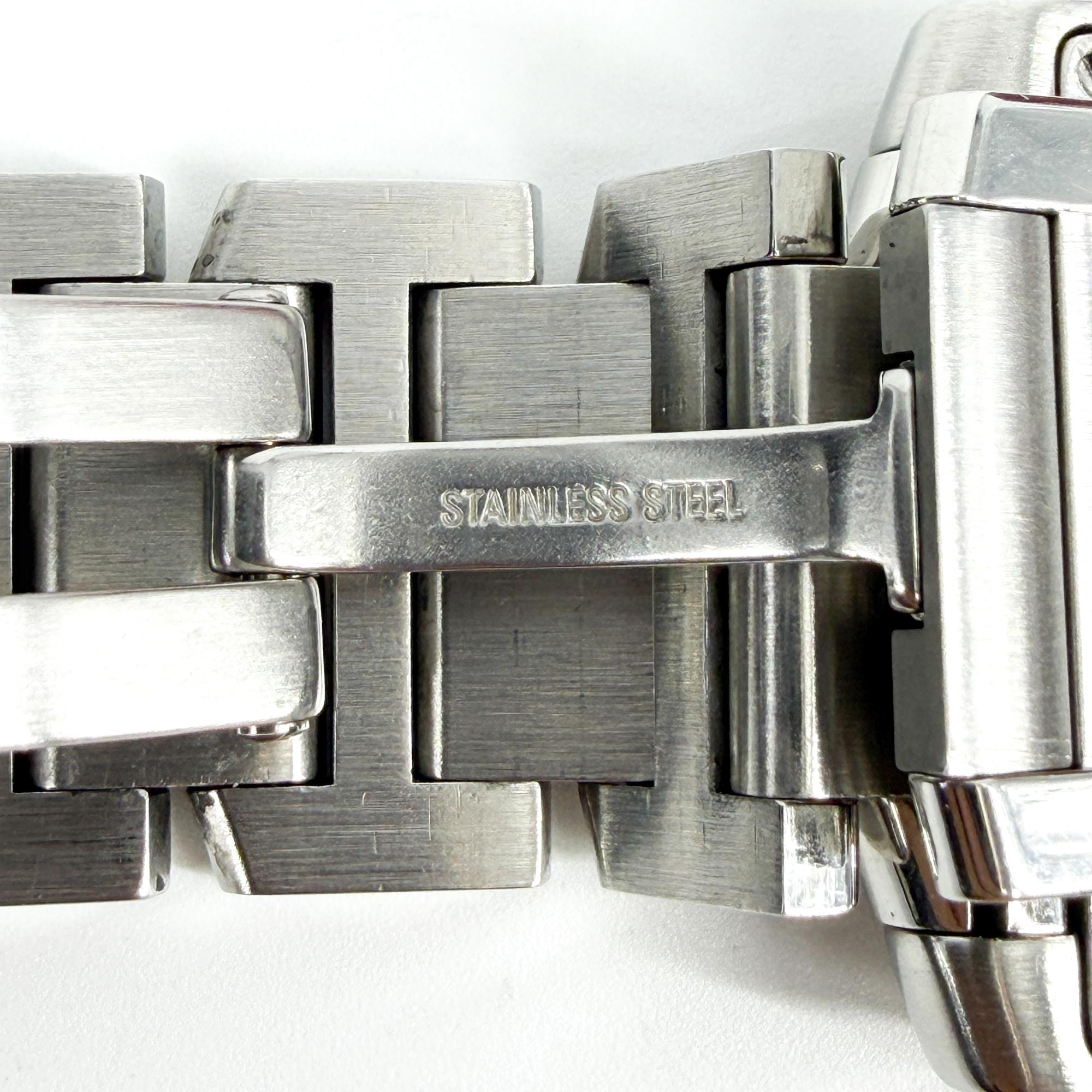 Cartier Tank Francaise Chronoflex Chronograph Quartz Stainless Steel Watch (Pre-Owned)