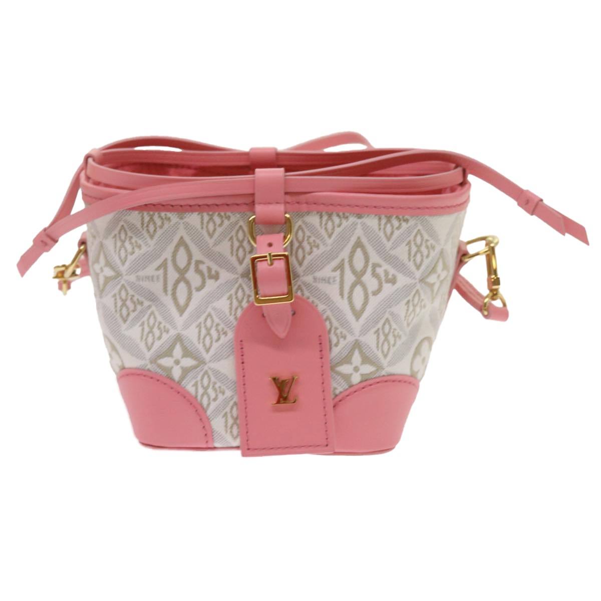 Louis Vuitton Noe Purse Limited Edition Since 1854 Monogram Jacquard Pink Canvas Shoulder Bag Bag (Pre-Owned)
