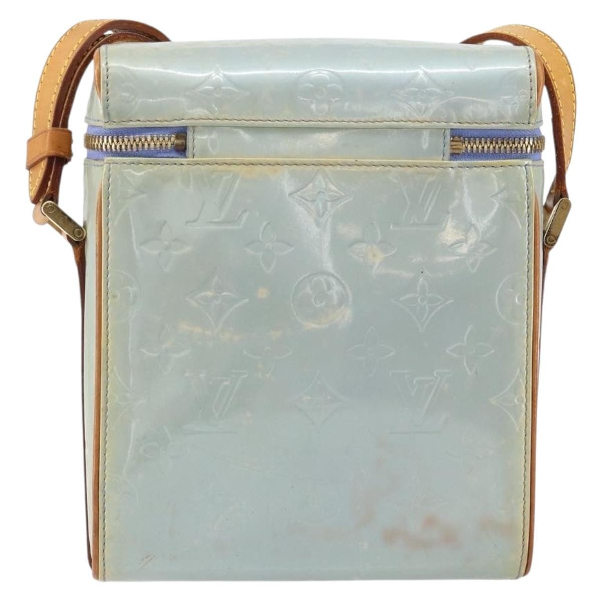 Louis Vuitton Sullivan Monogram Vernis Gray Patent_Leather Shoulder Bag Bag (Pre-Owned)